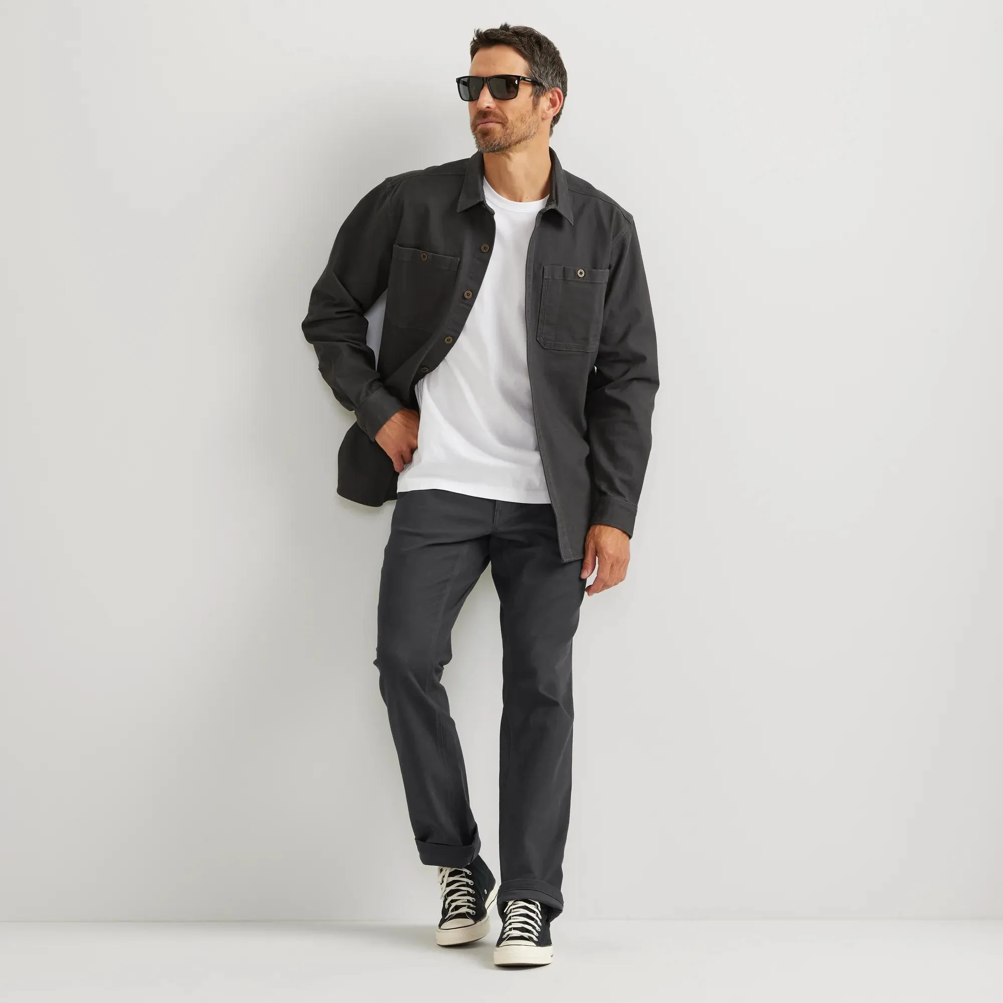 Men's Mountain Flex Classic Fit Canvas 5-Pocket Pants