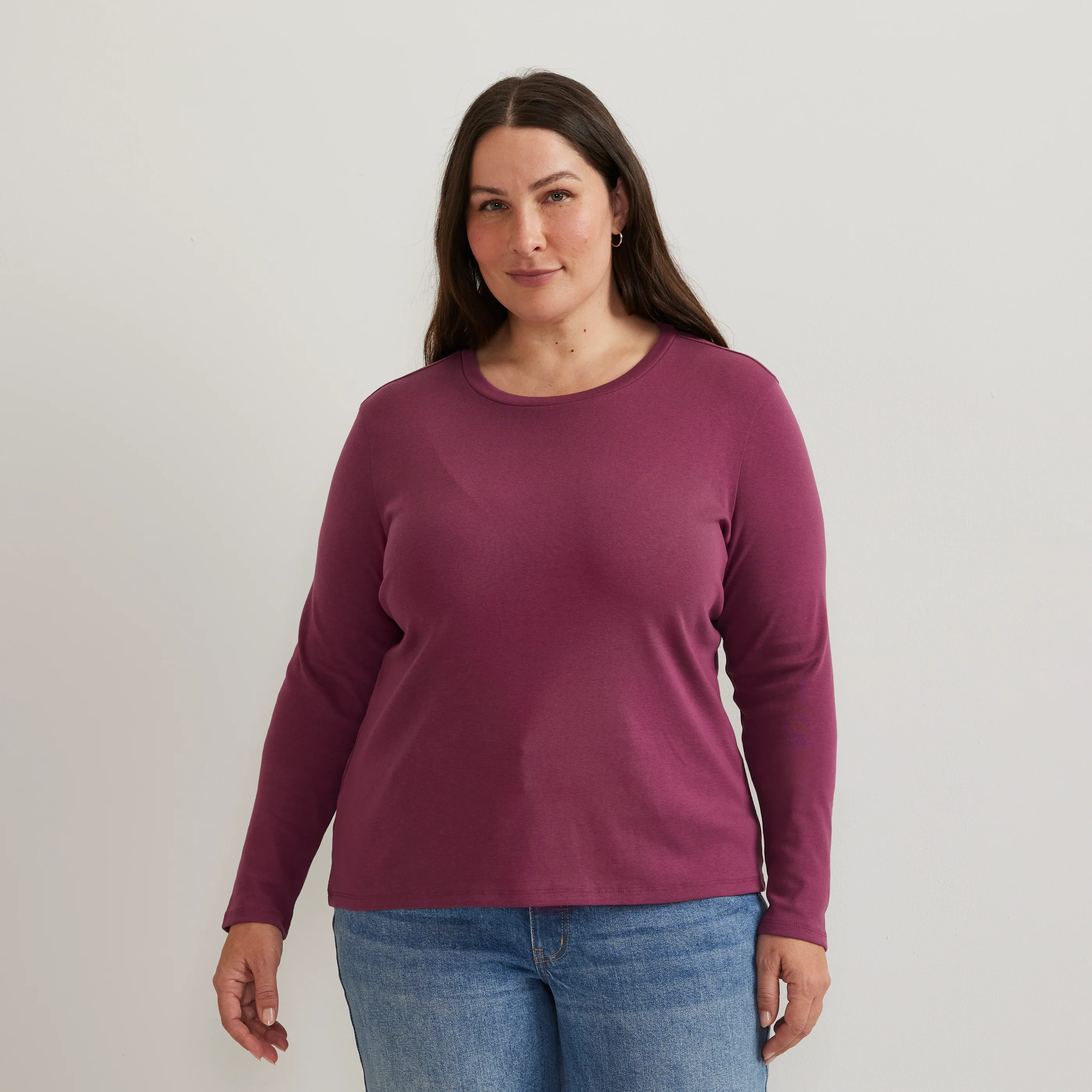 Women's Everyday Long-Sleeve Crewneck T-Shirt