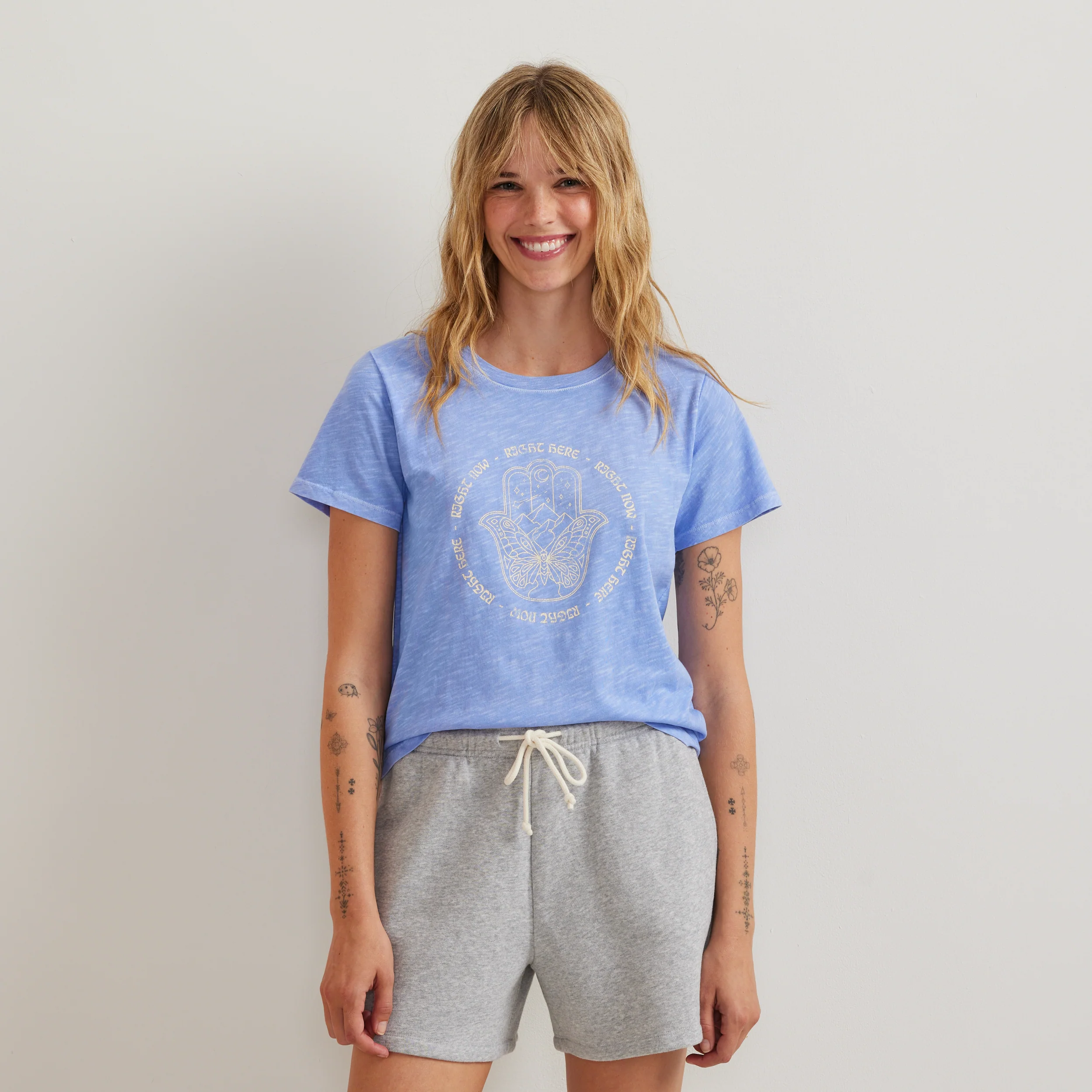 Women's Graphic T-Shirt - Right Here Right Now