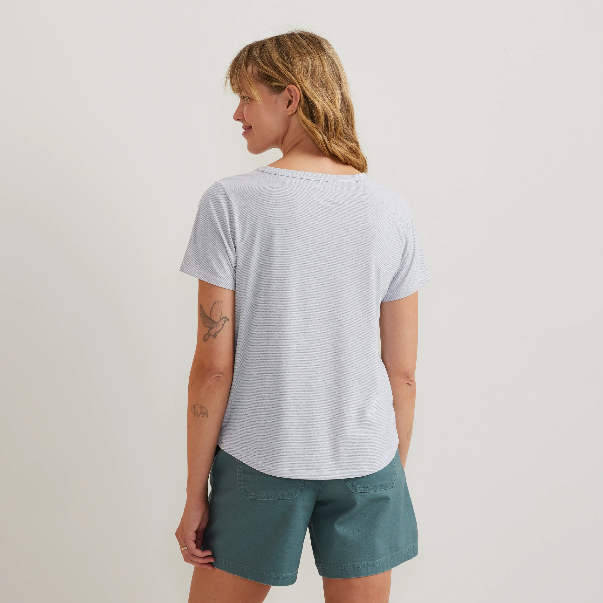 Women's Trek Light Hike Short-Sleeve V-Neck T-Shirt