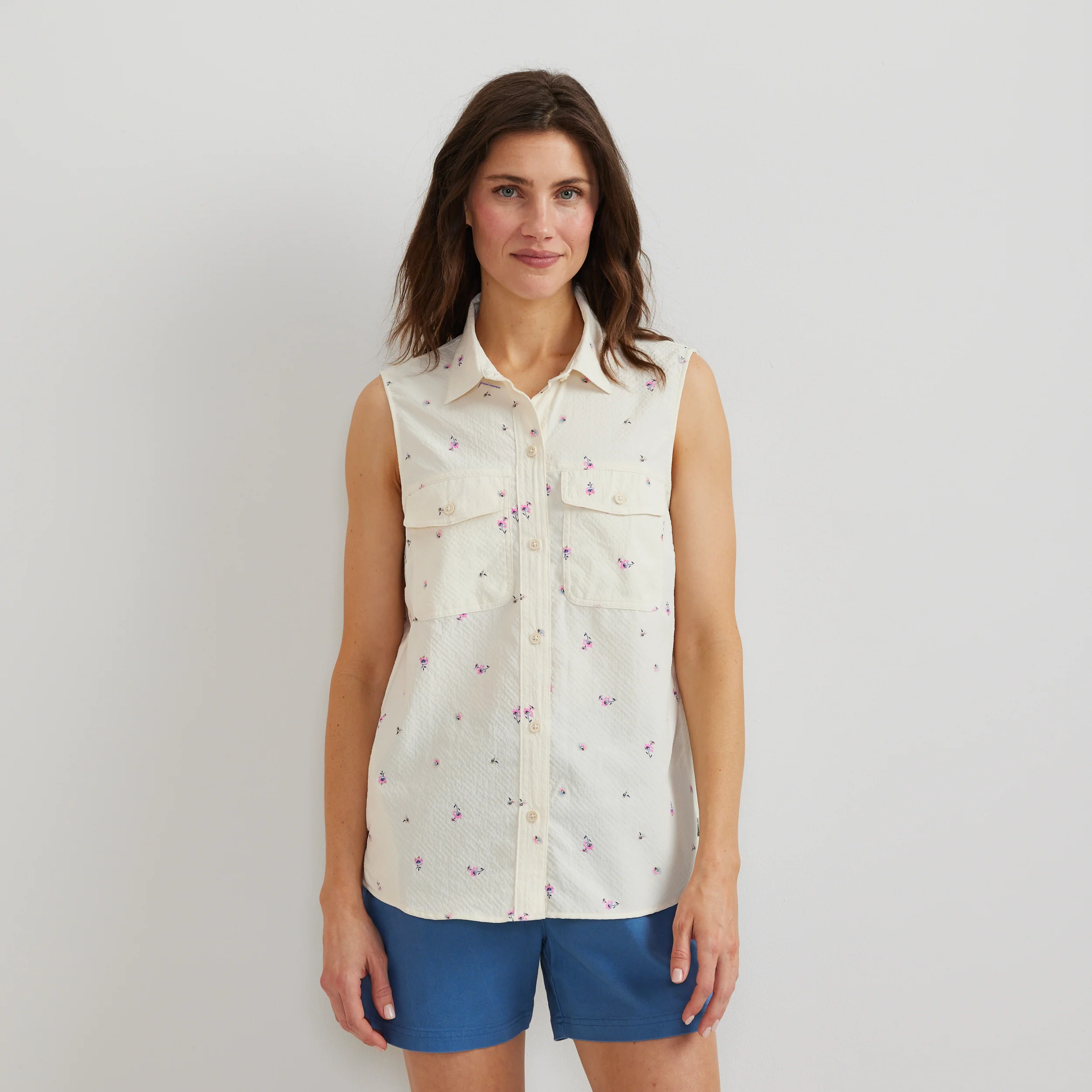 Women's Mountain 3.0 Sleeveless Shirt - Print