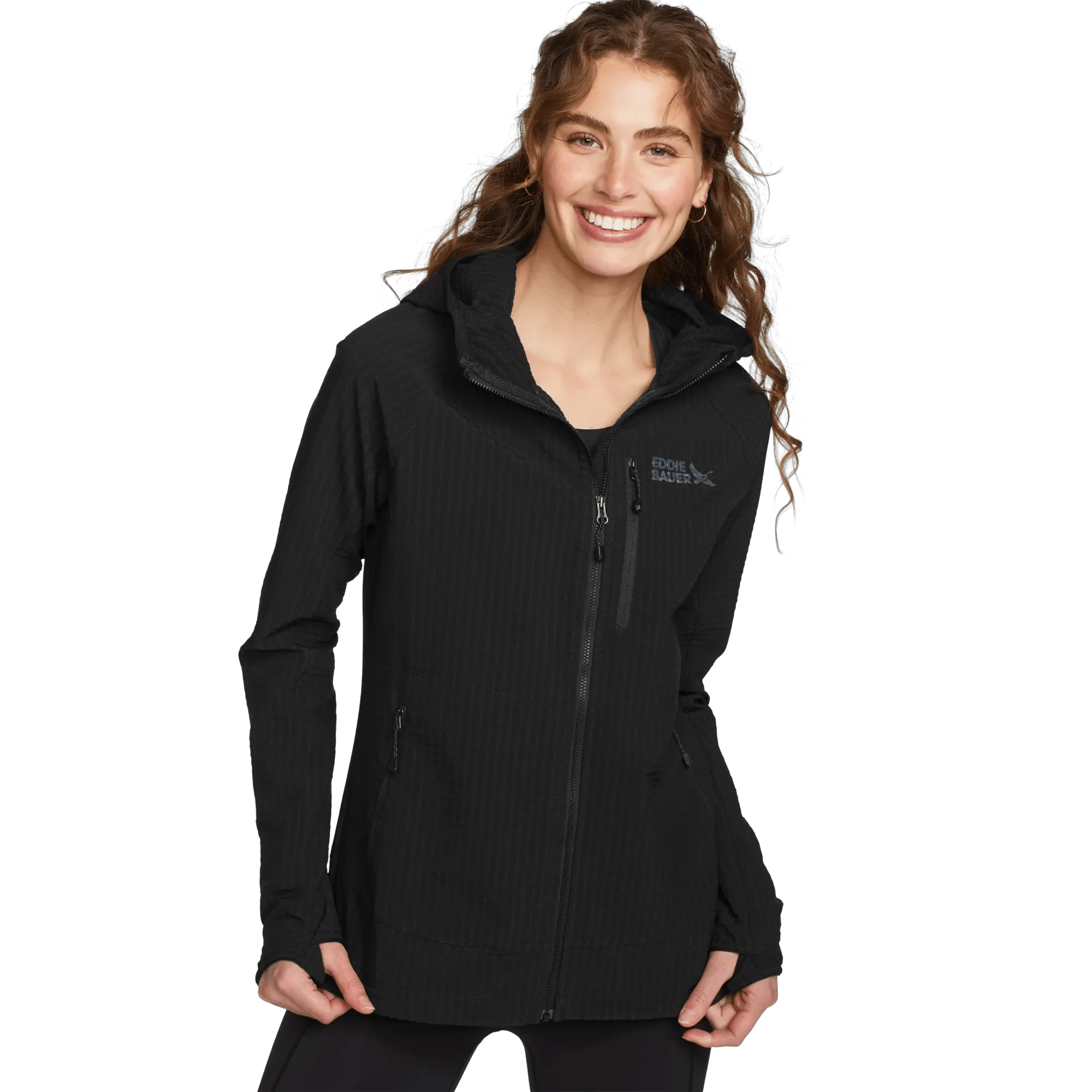 Women's Sandstone Backbone Grid Shell Hoodie