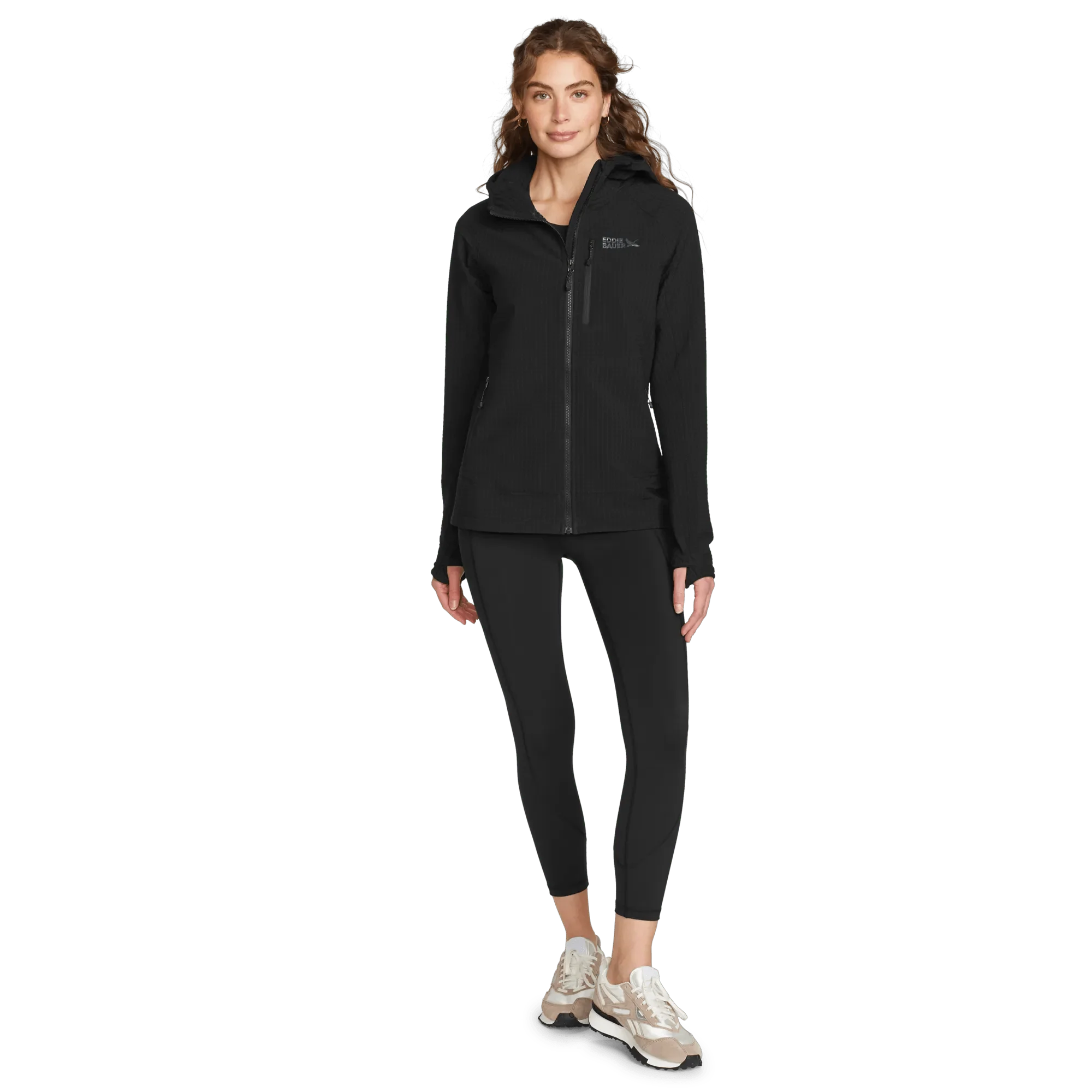 Women's Sandstone Backbone Grid Shell Hoodie