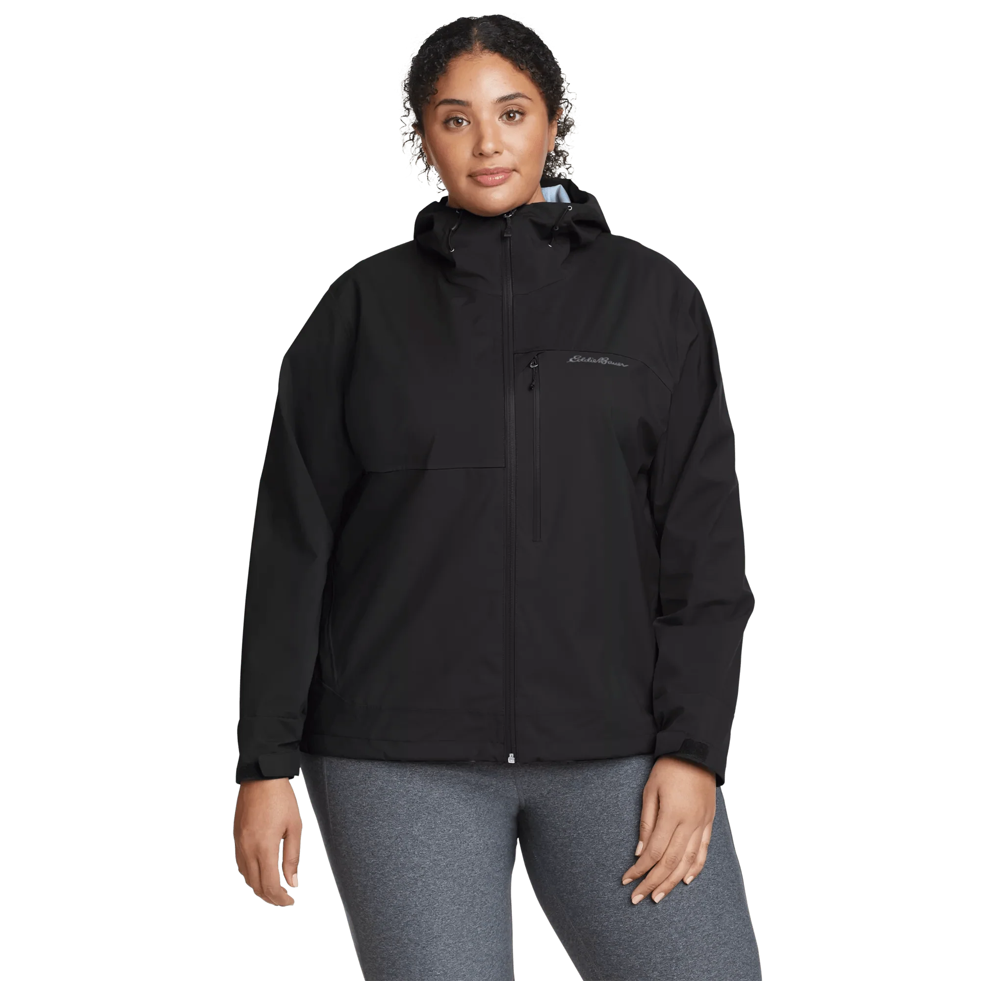 Women's Cloud Cap 3L Waterproof Stretch Hooded Rain Jacket