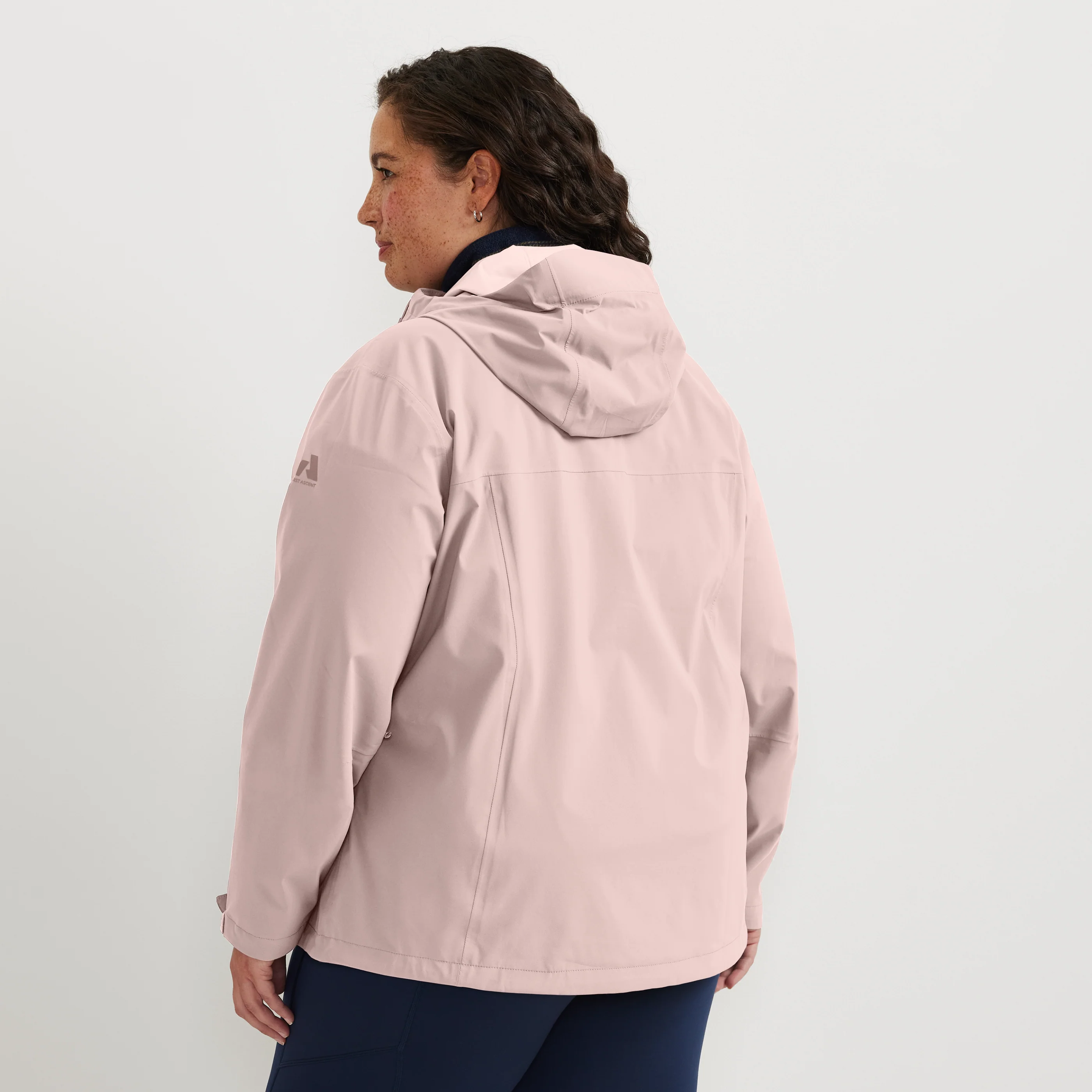 Women's Cloud Cap 3L Waterproof Stretch Hooded Rain Jacket
