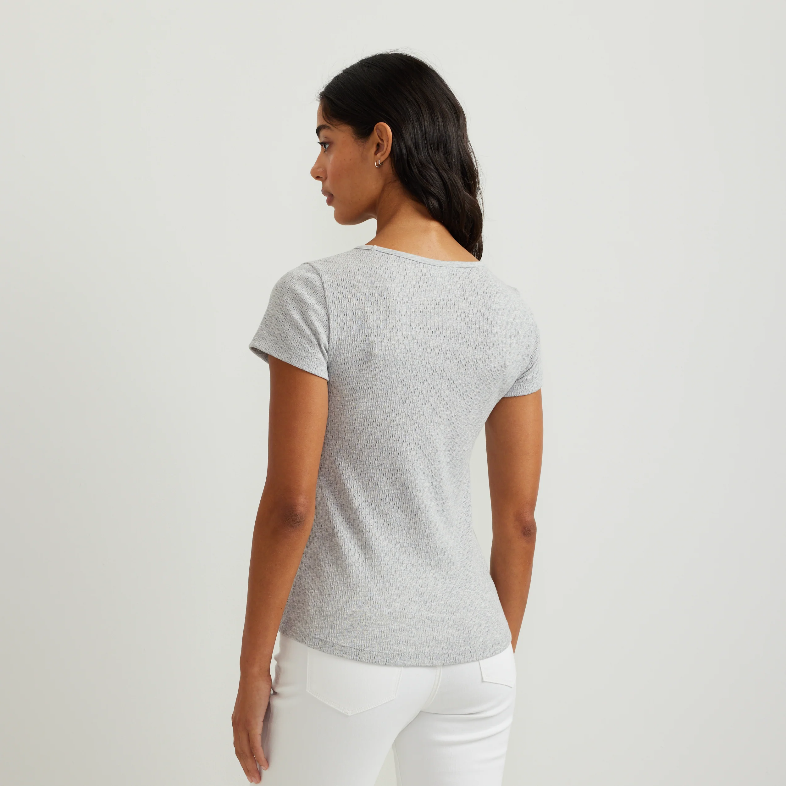 Women's Pointelle Dobby Shirt