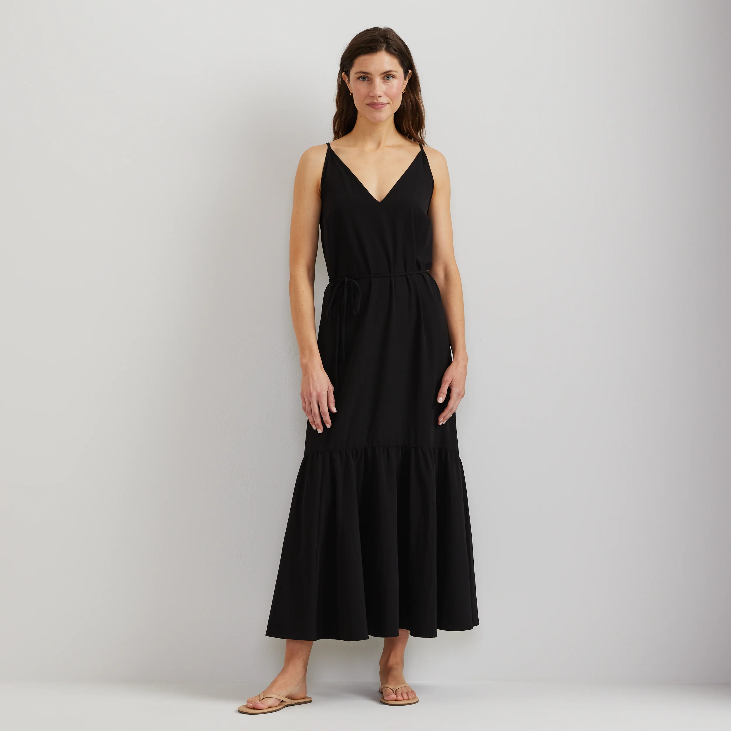 Women's Rio Textured Tiered Midi Dress