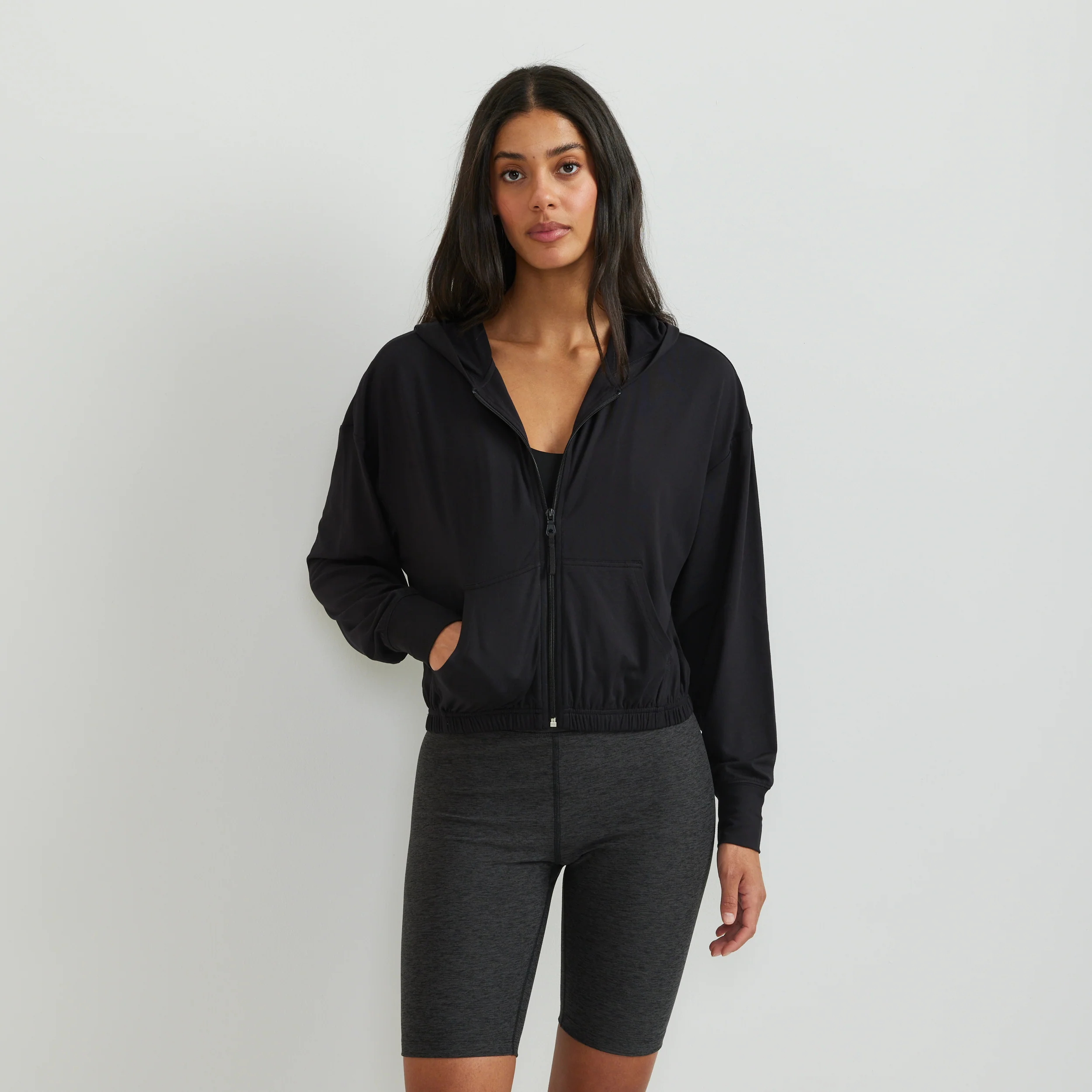 Women's Sightseer Cropped Full-Zip Hoodie