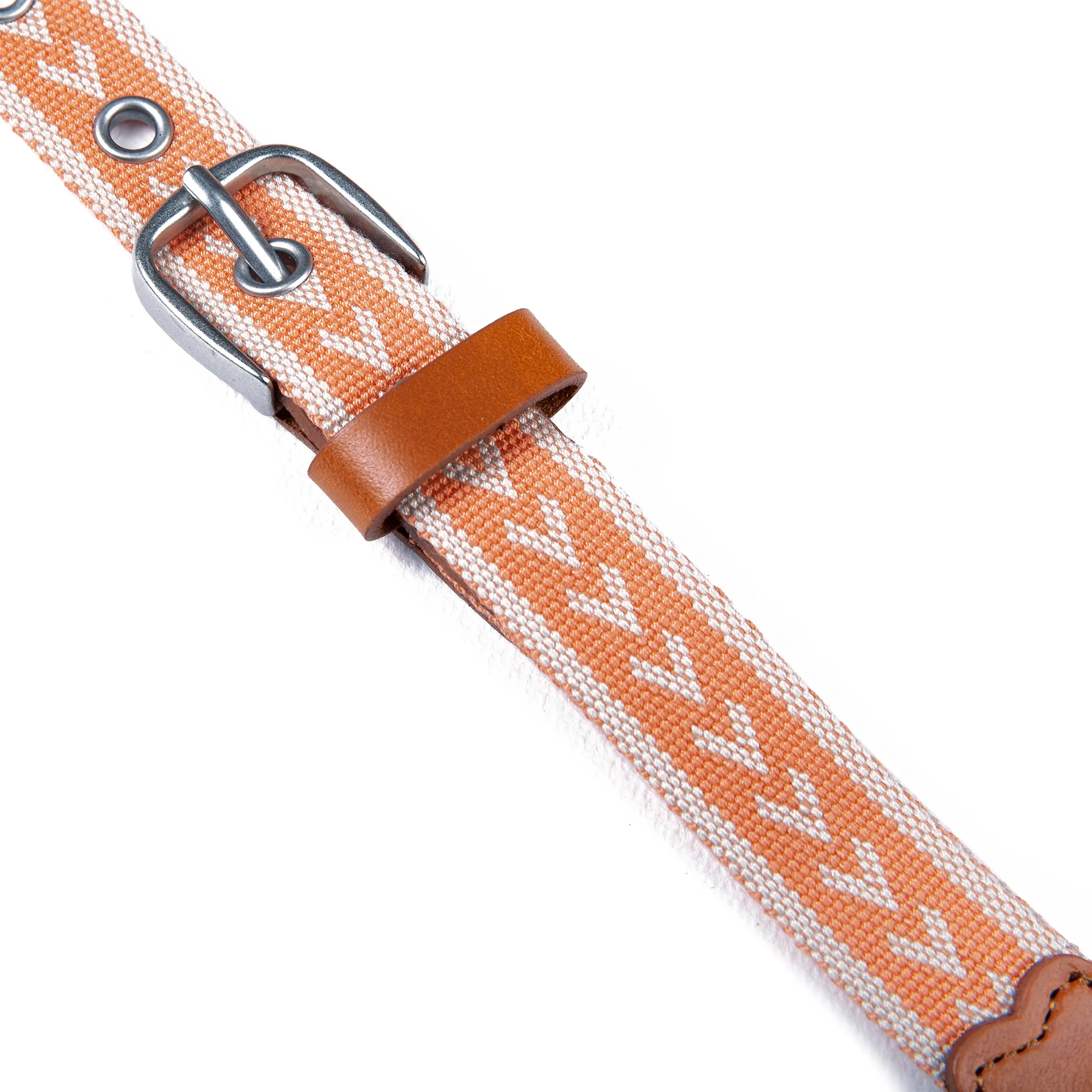 Women's Cascade Woven Belt With Metal Buckle