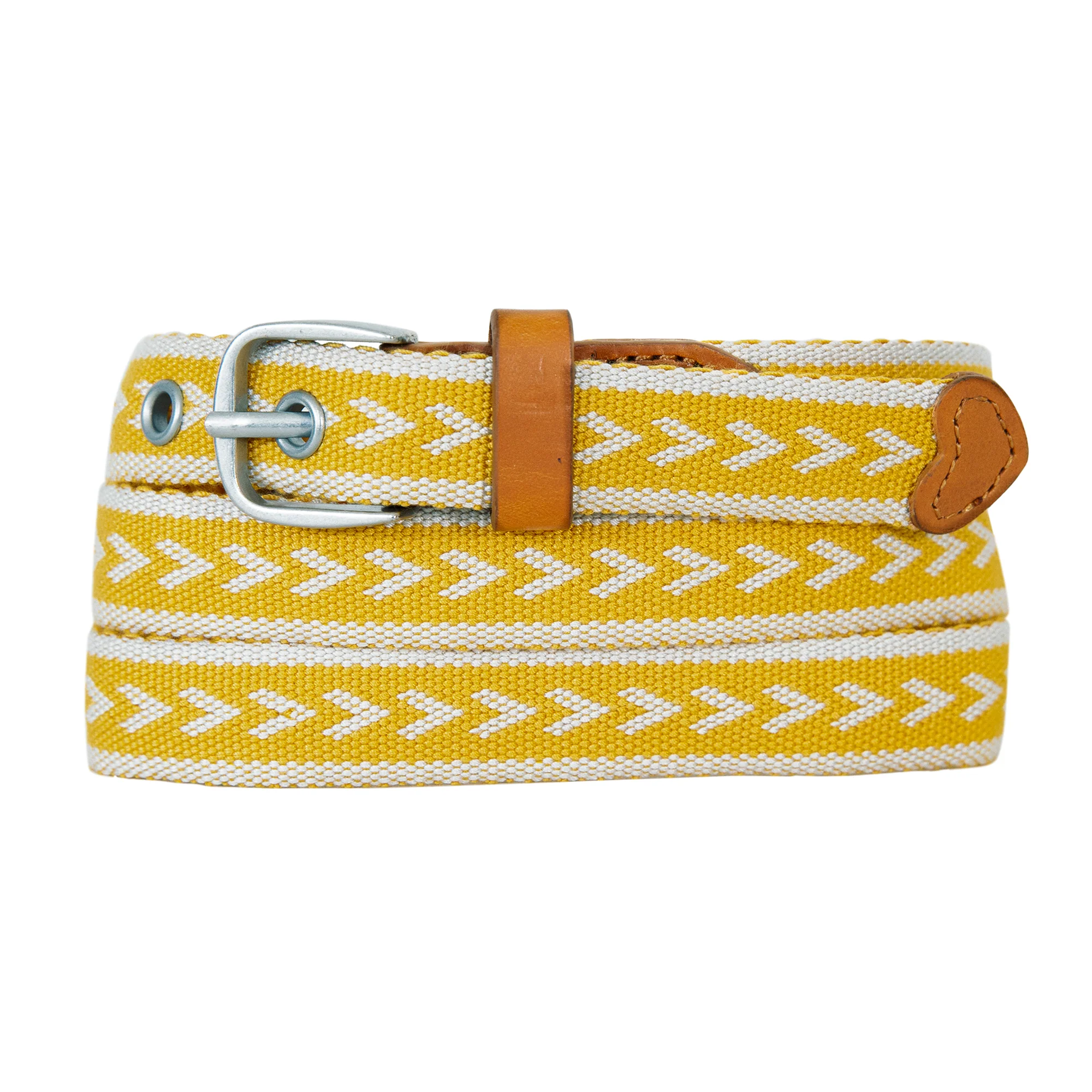 Women's Cascade Woven Belt With Metal Buckle
