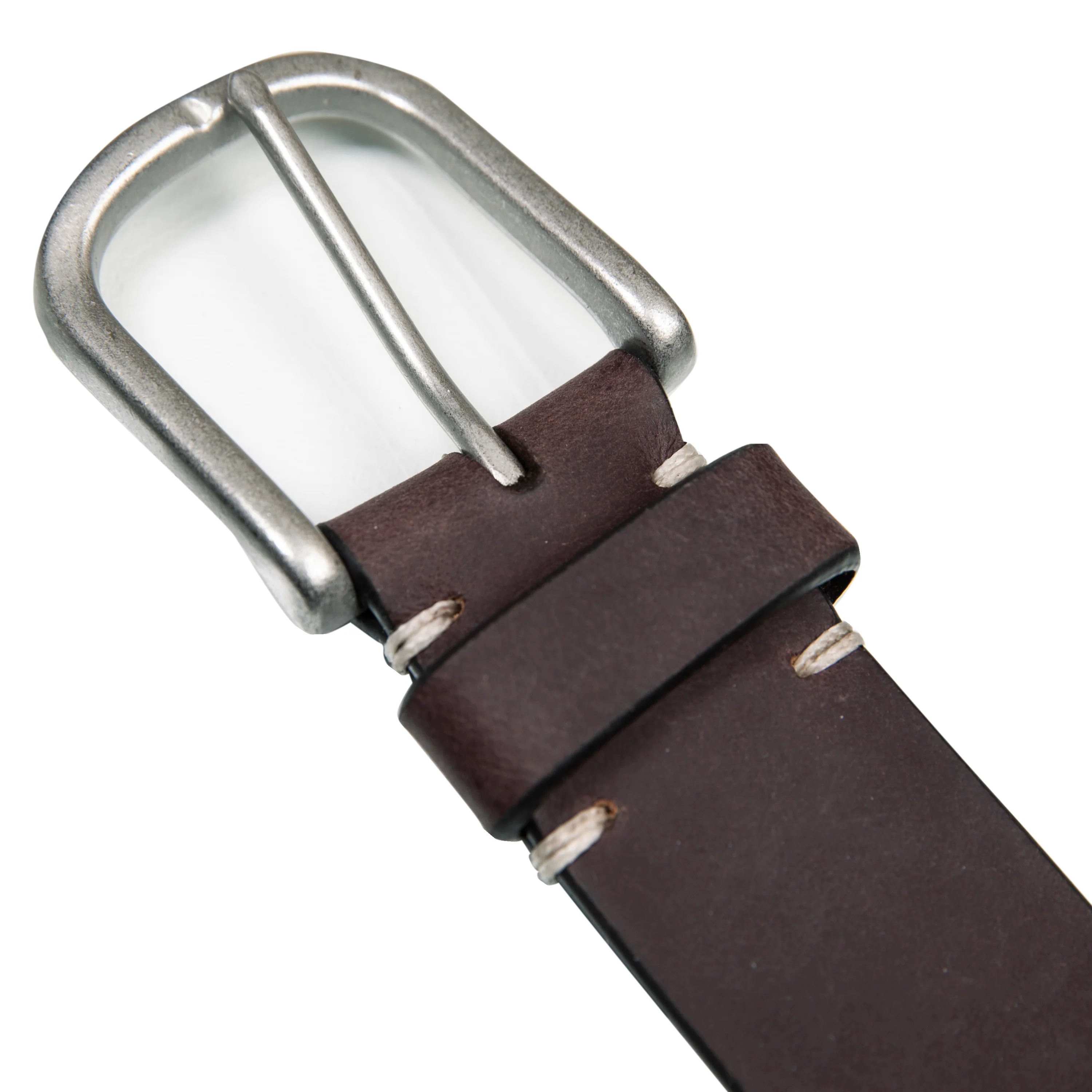 Men's Hand Tacked Leather Jean Belt