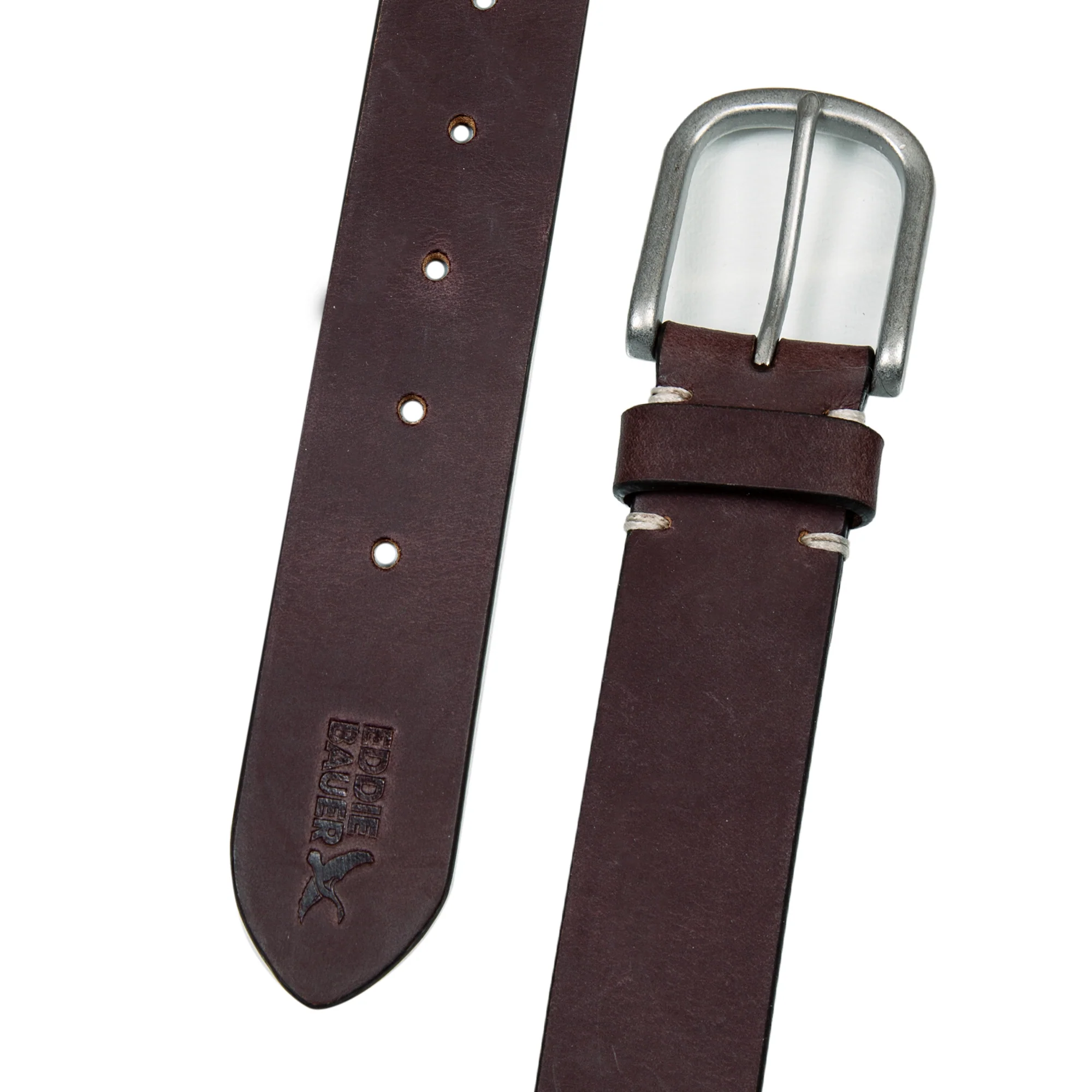 Men's Hand Tacked Leather Jean Belt