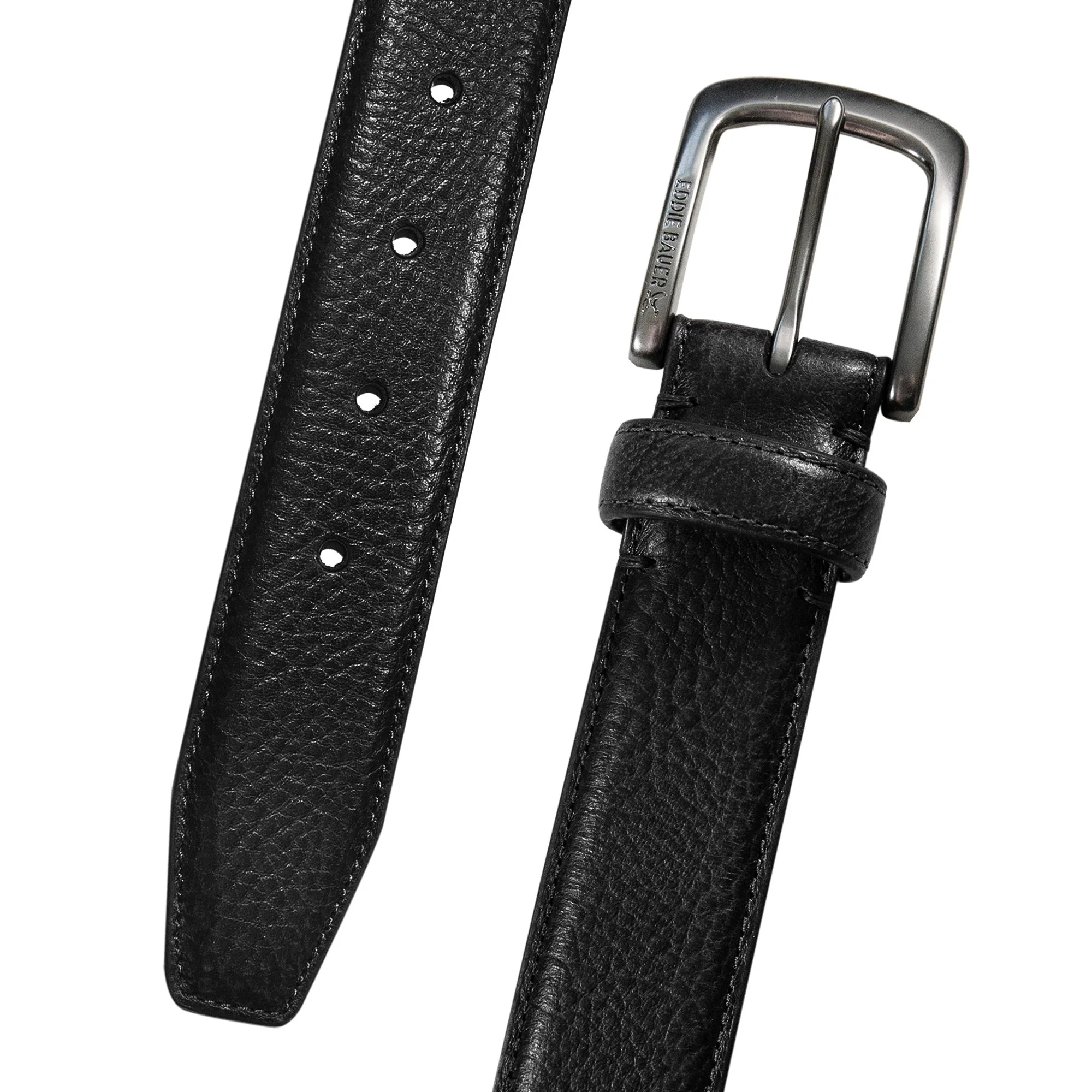 Men's Classic Feather Edge Leather Belt