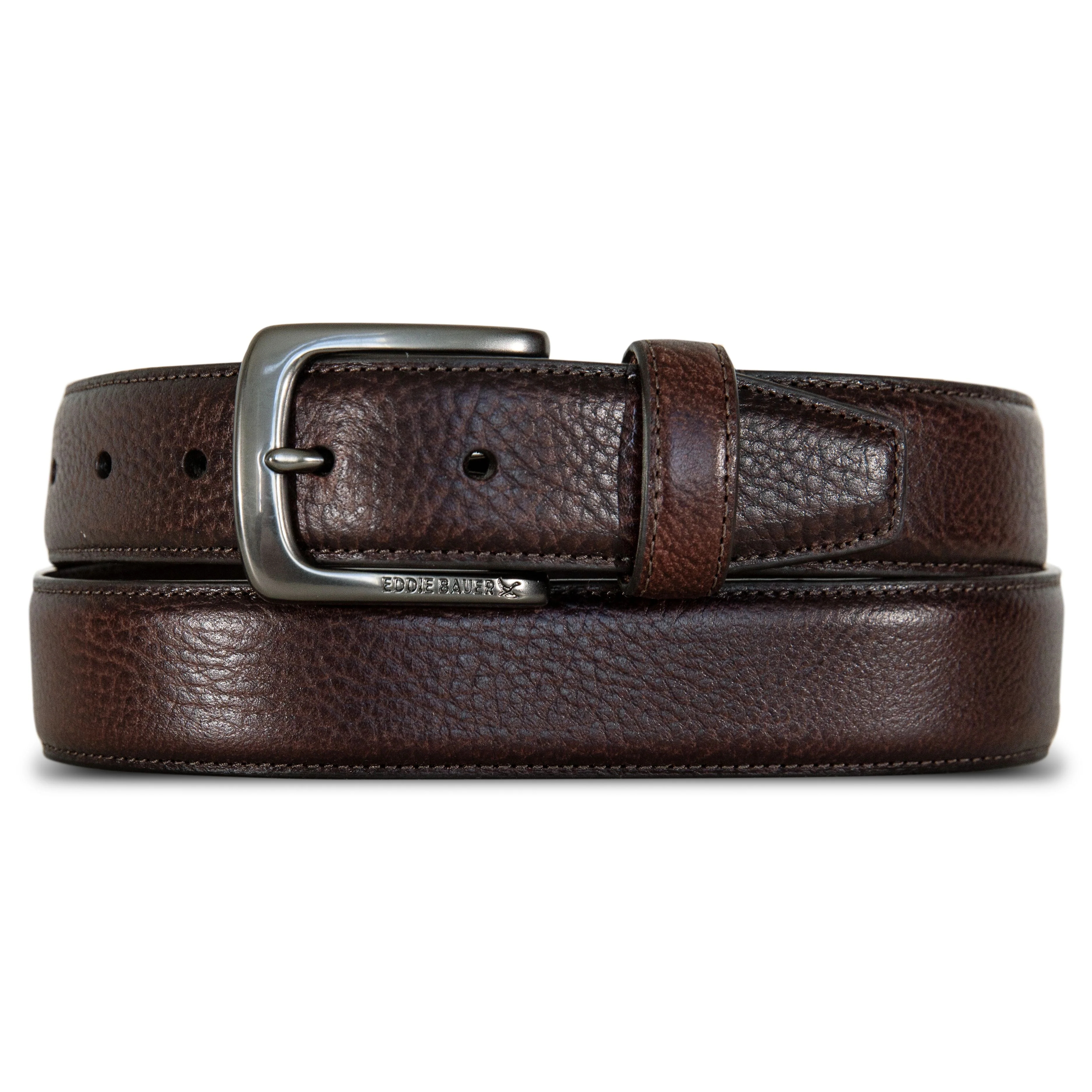 Men's Classic Feather Edge Leather Belt