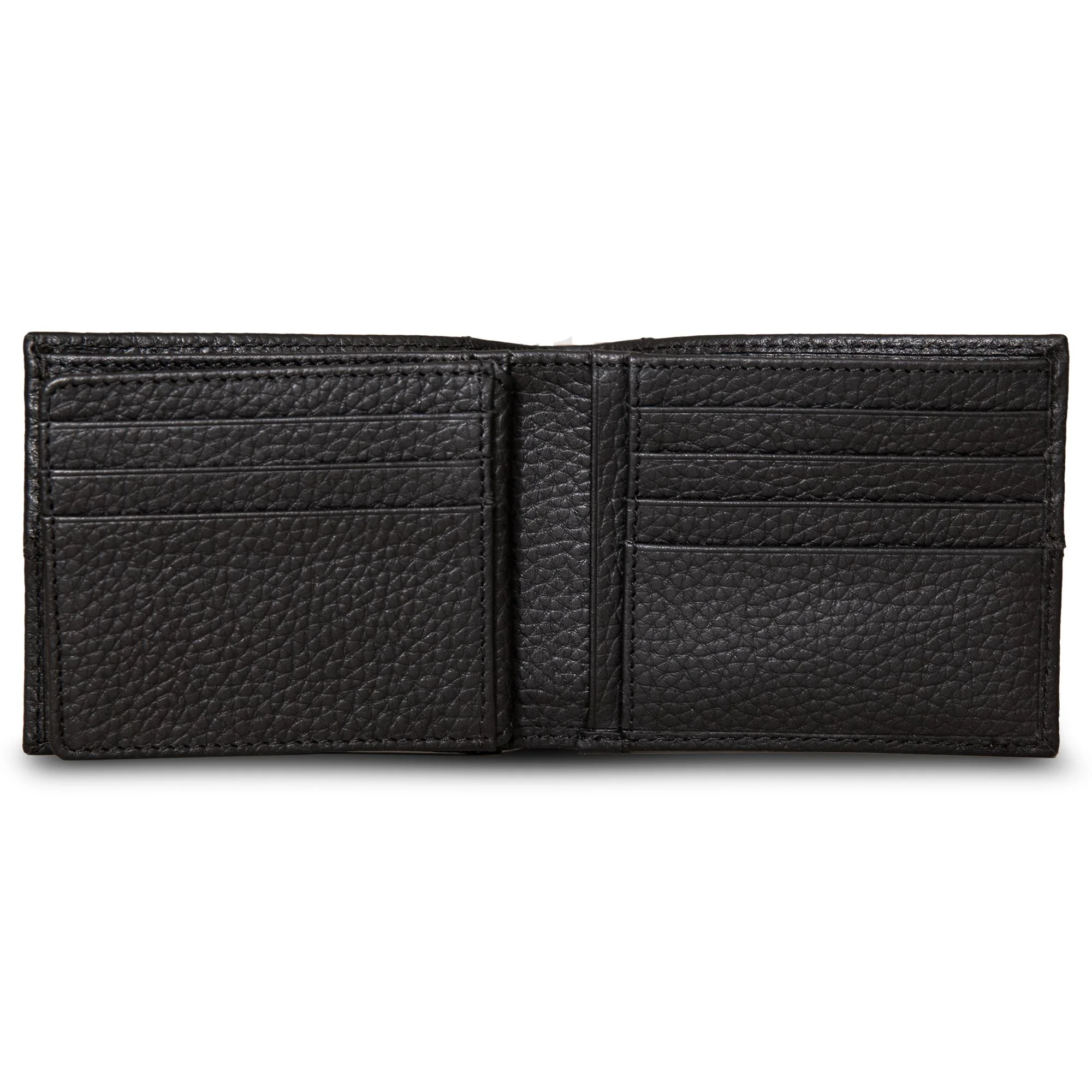 Extra Capacity Rugged Leather Bifold With Flip Id