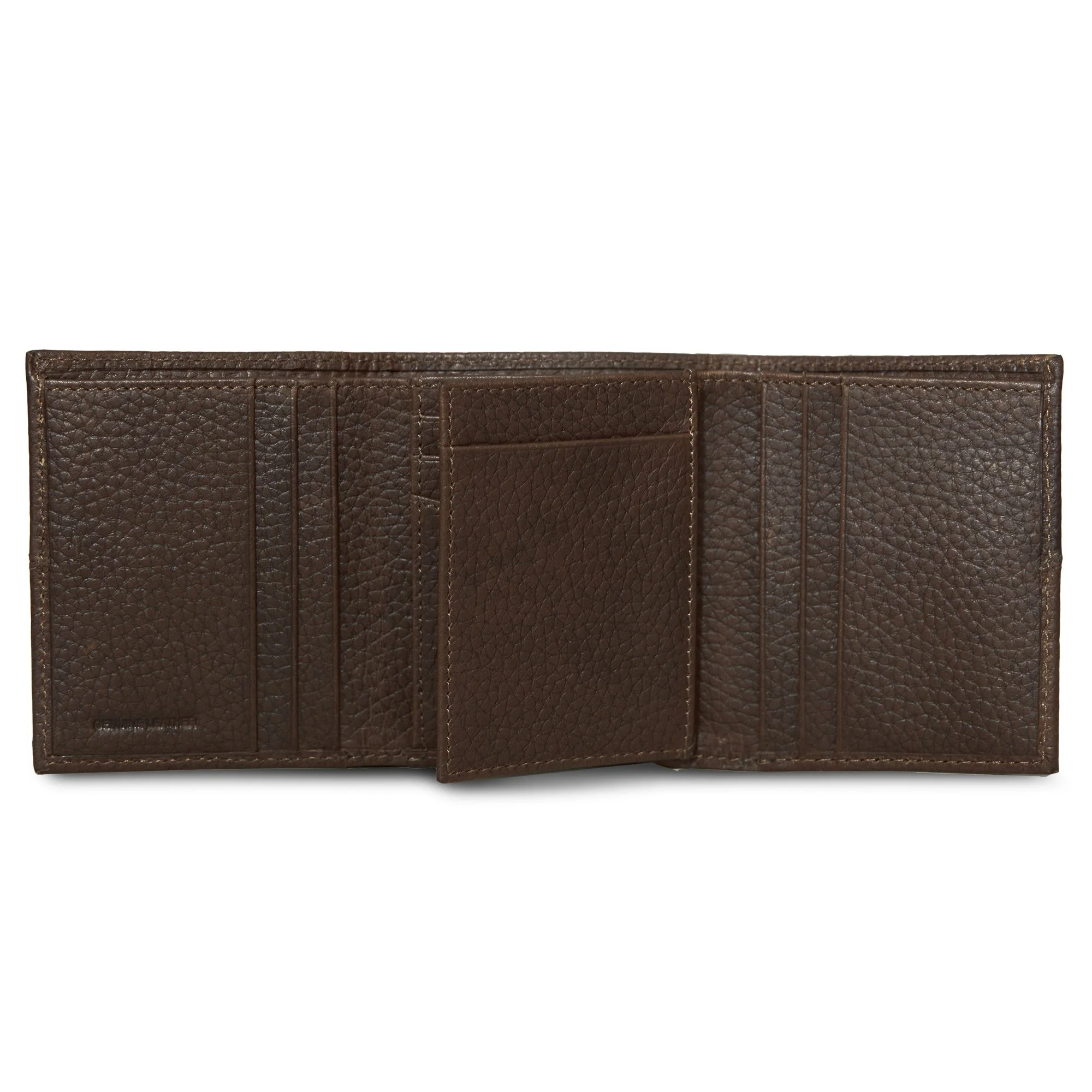 13875-extra-capacity-rugged-leather-trifold-with-flip-id-14.webp Extra Capacity Rugged Leather Trifold With Flip Id