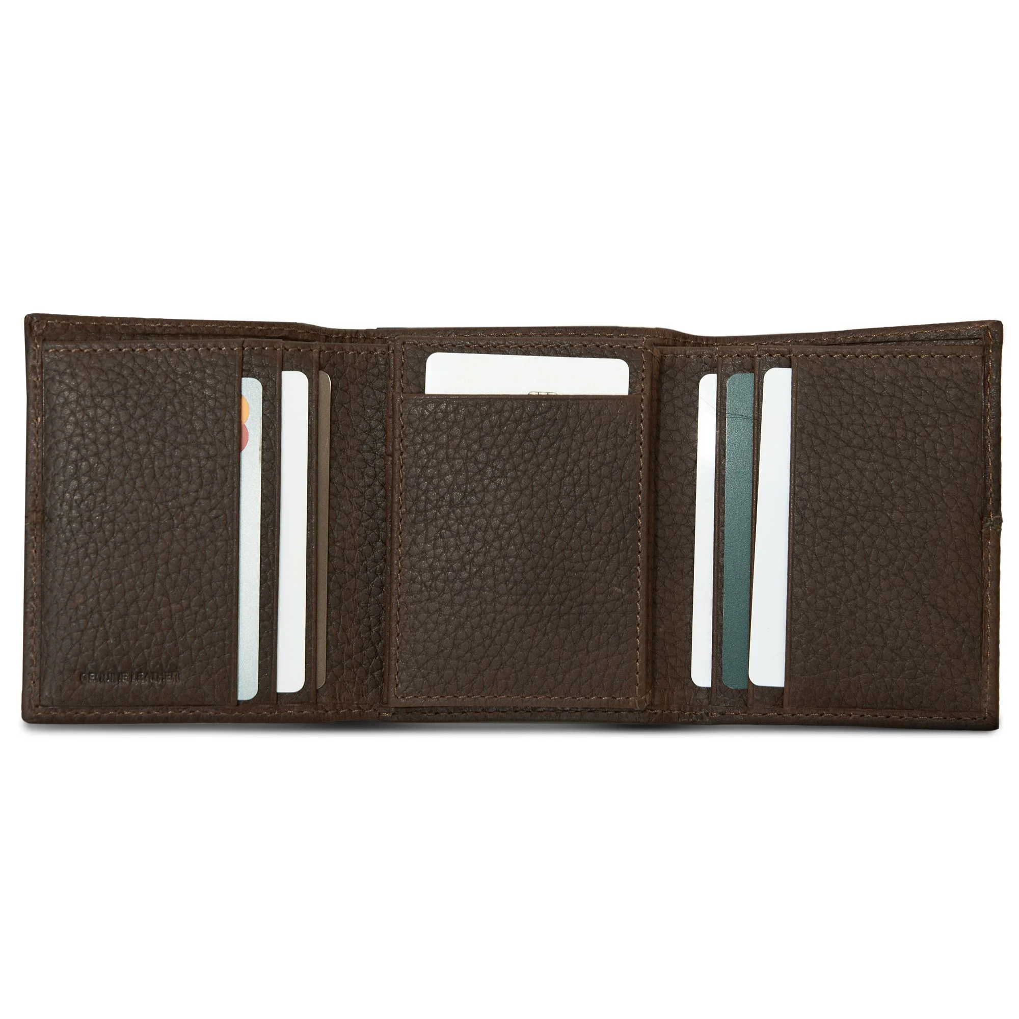 13875-extra-capacity-rugged-leather-trifold-with-flip-id-20.webp Extra Capacity Rugged Leather Trifold With Flip Id