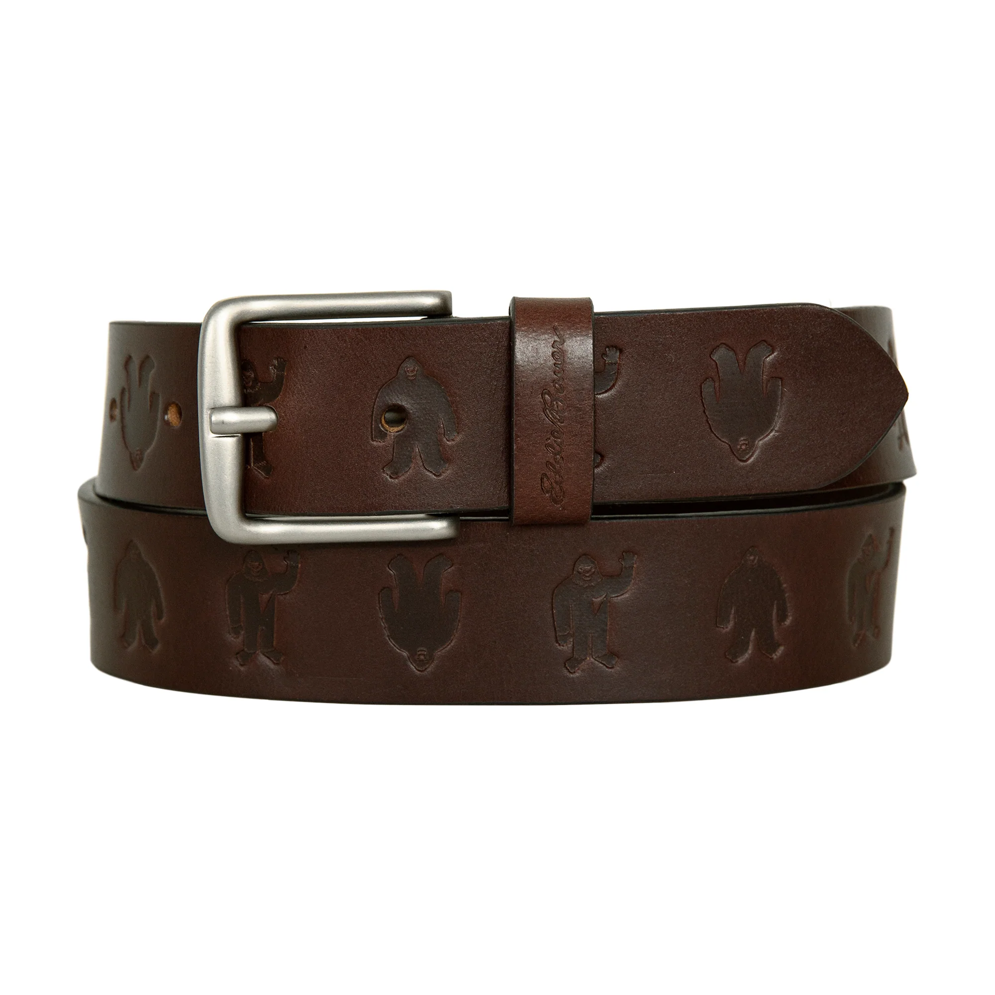 13896-men-s-embossed-sasquatch-harness-leather-belt-1.webp Men's Embossed Sasquatch Harness Leather Belt