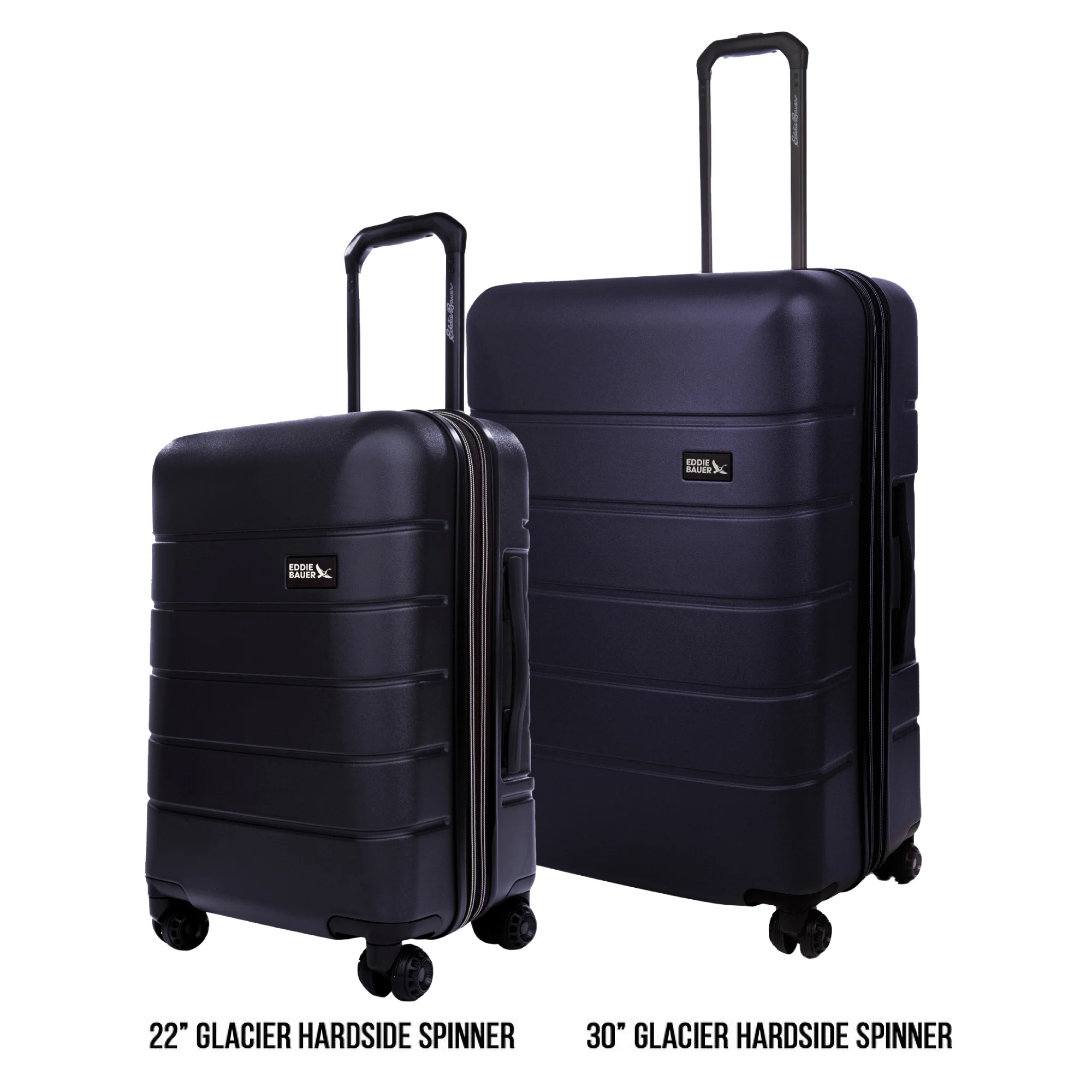 2 Pc Set Glacier Hardside Spinner (30" And 22")