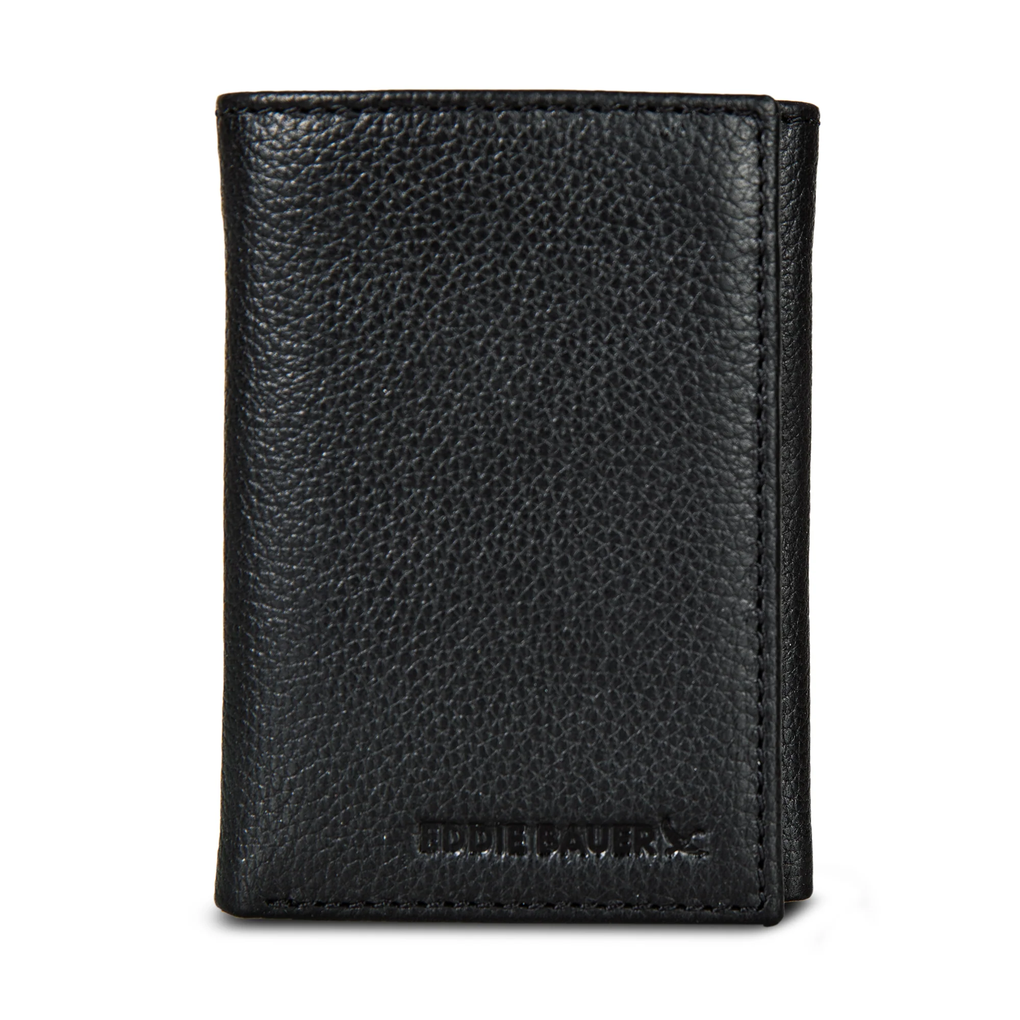 13940-eb-signature-logo-leather-trifold-wallet-1.webp EB Signature Logo Leather Trifold Wallet