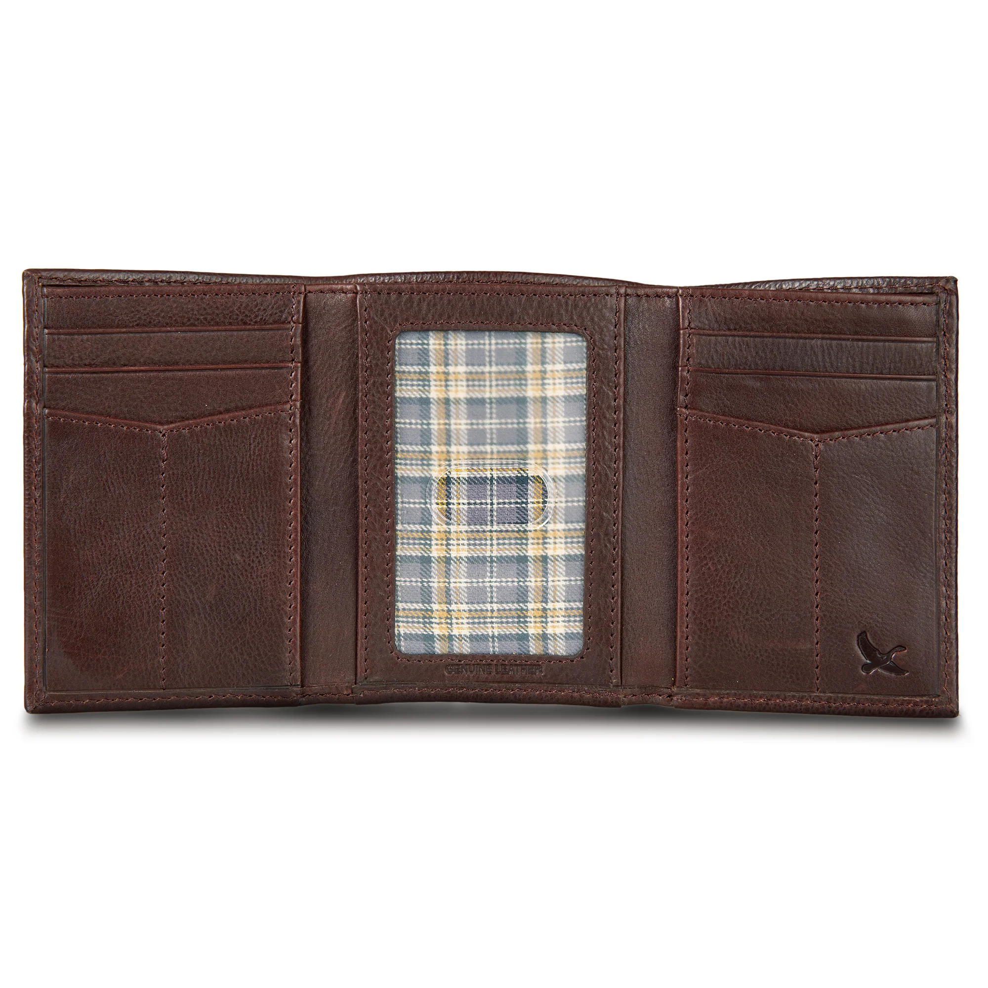 13940-eb-signature-logo-leather-trifold-wallet-13.webp EB Signature Logo Leather Trifold Wallet