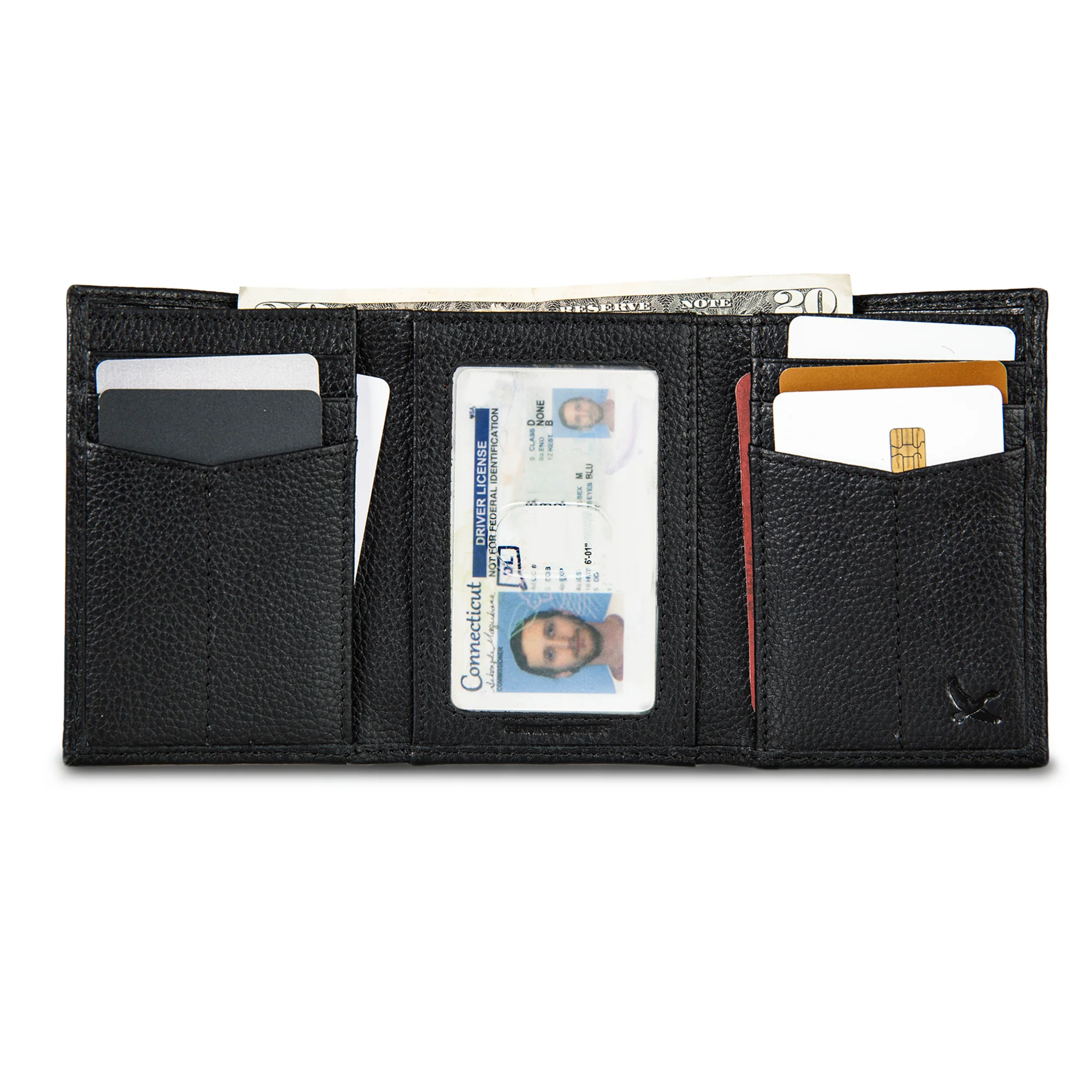 13940-eb-signature-logo-leather-trifold-wallet-16.webp EB Signature Logo Leather Trifold Wallet