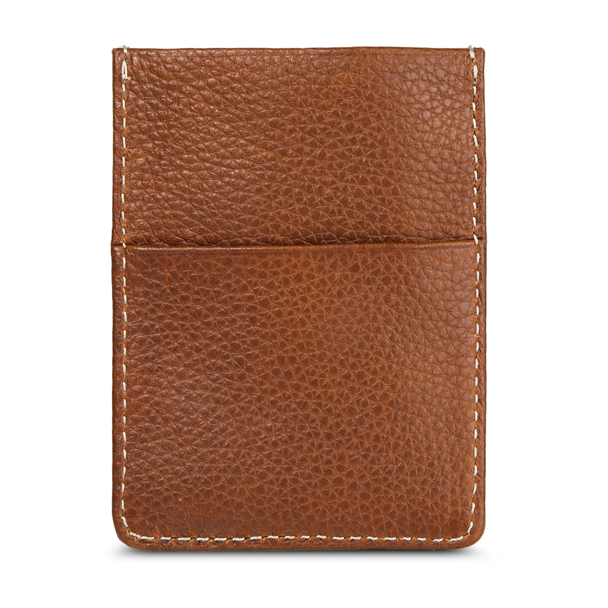 14104-eb-signature-top-stitch-magnetic-leather-card-case-2.webp EB Signature Top Stitch Magnetic Leather Card Case