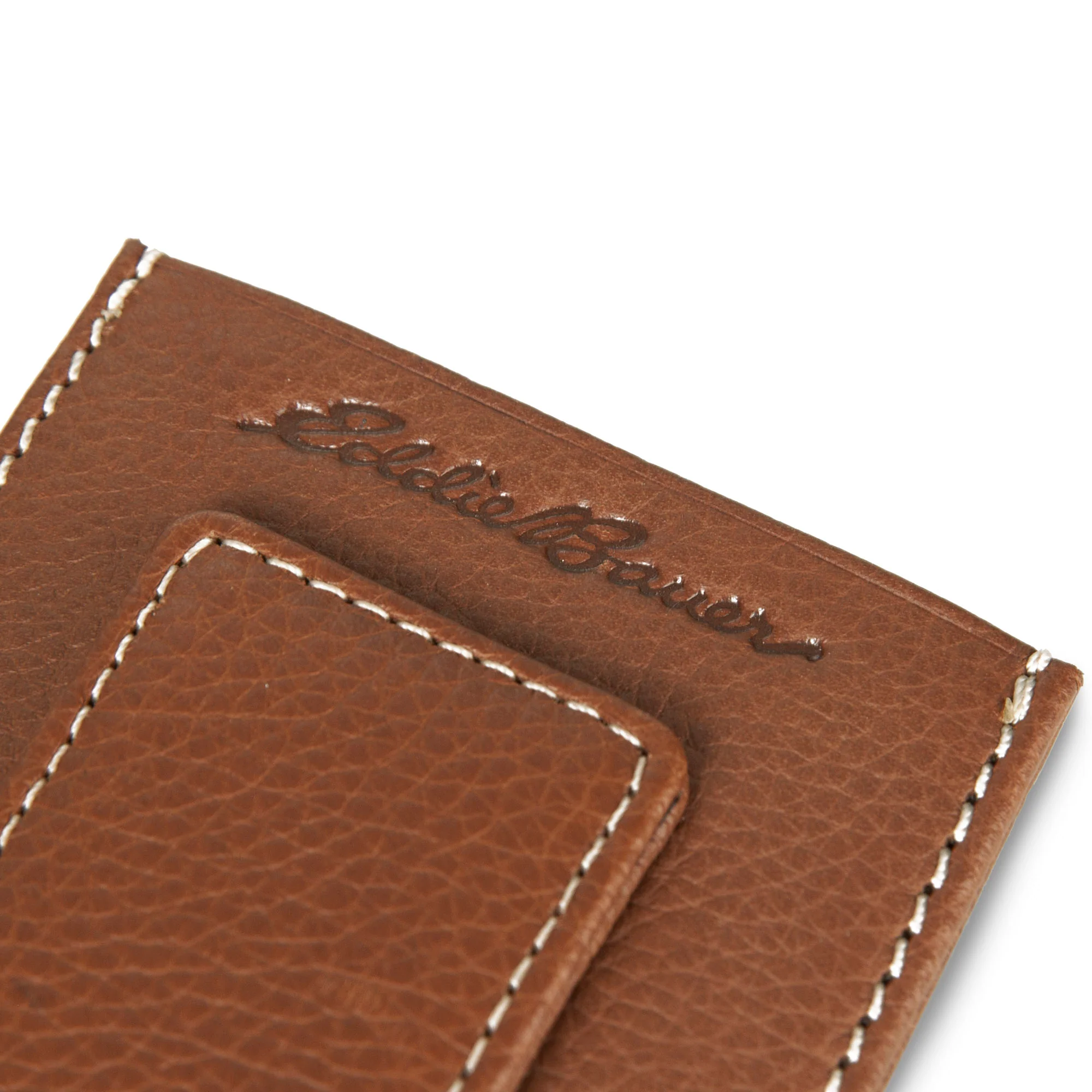 14104-eb-signature-top-stitch-magnetic-leather-card-case-3.webp EB Signature Top Stitch Magnetic Leather Card Case