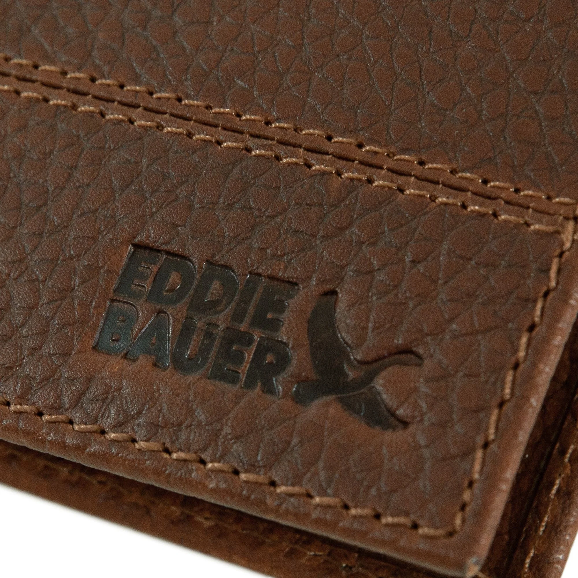 Rugged Leather Money Clip Bifold Wallet