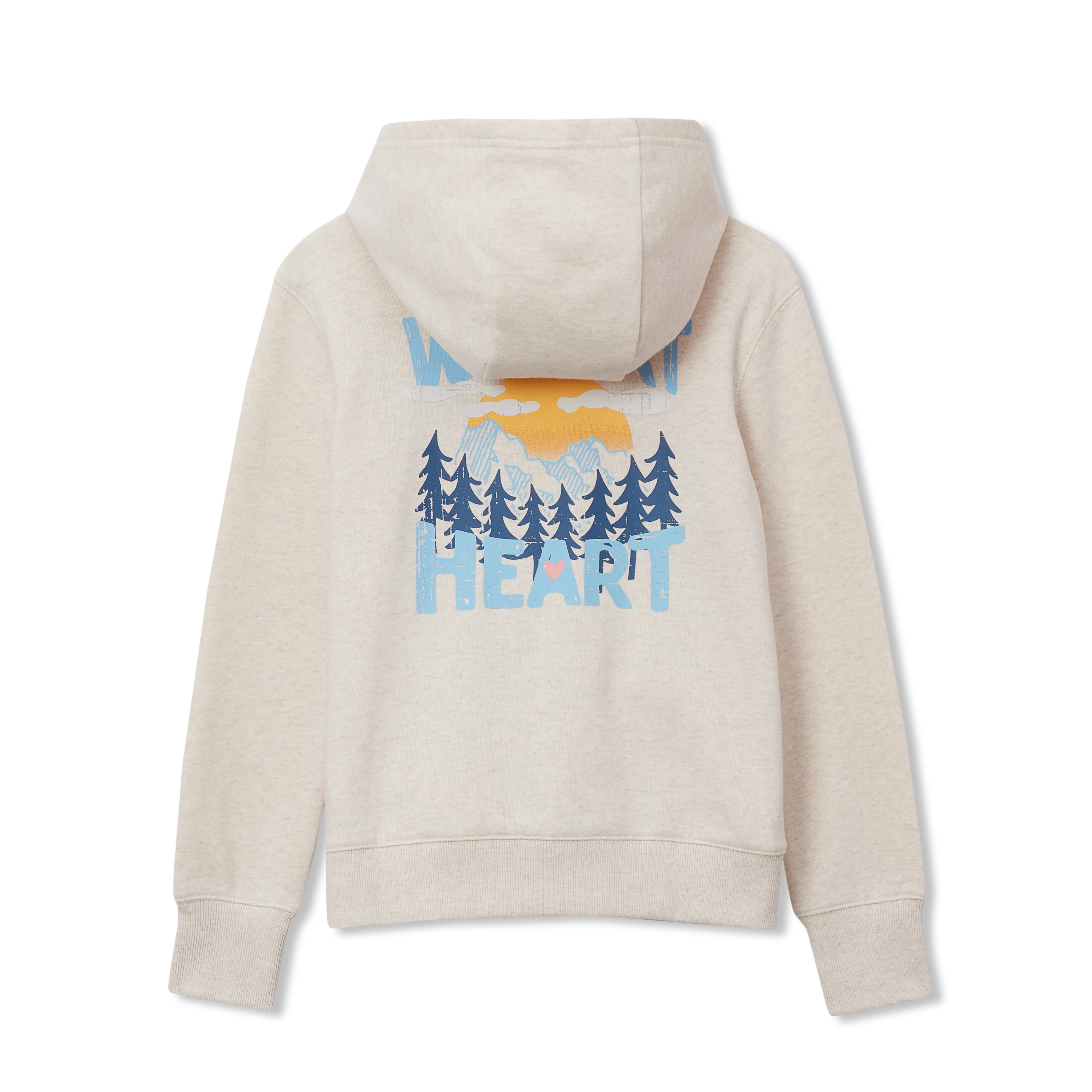 Girls Graphic Camp Fleece Hoodie