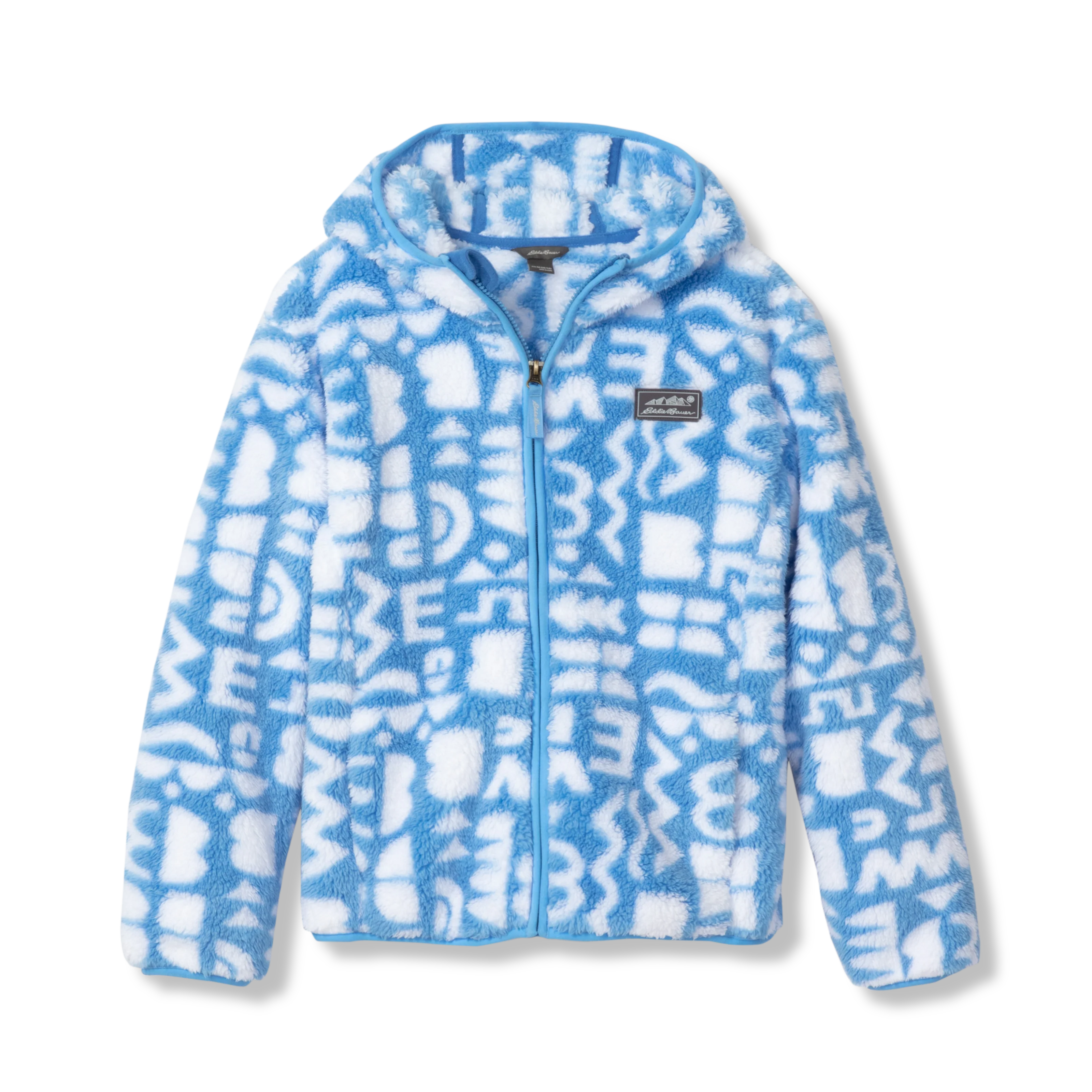Kids Quest Fleece Plush Hooded Jacket - Print