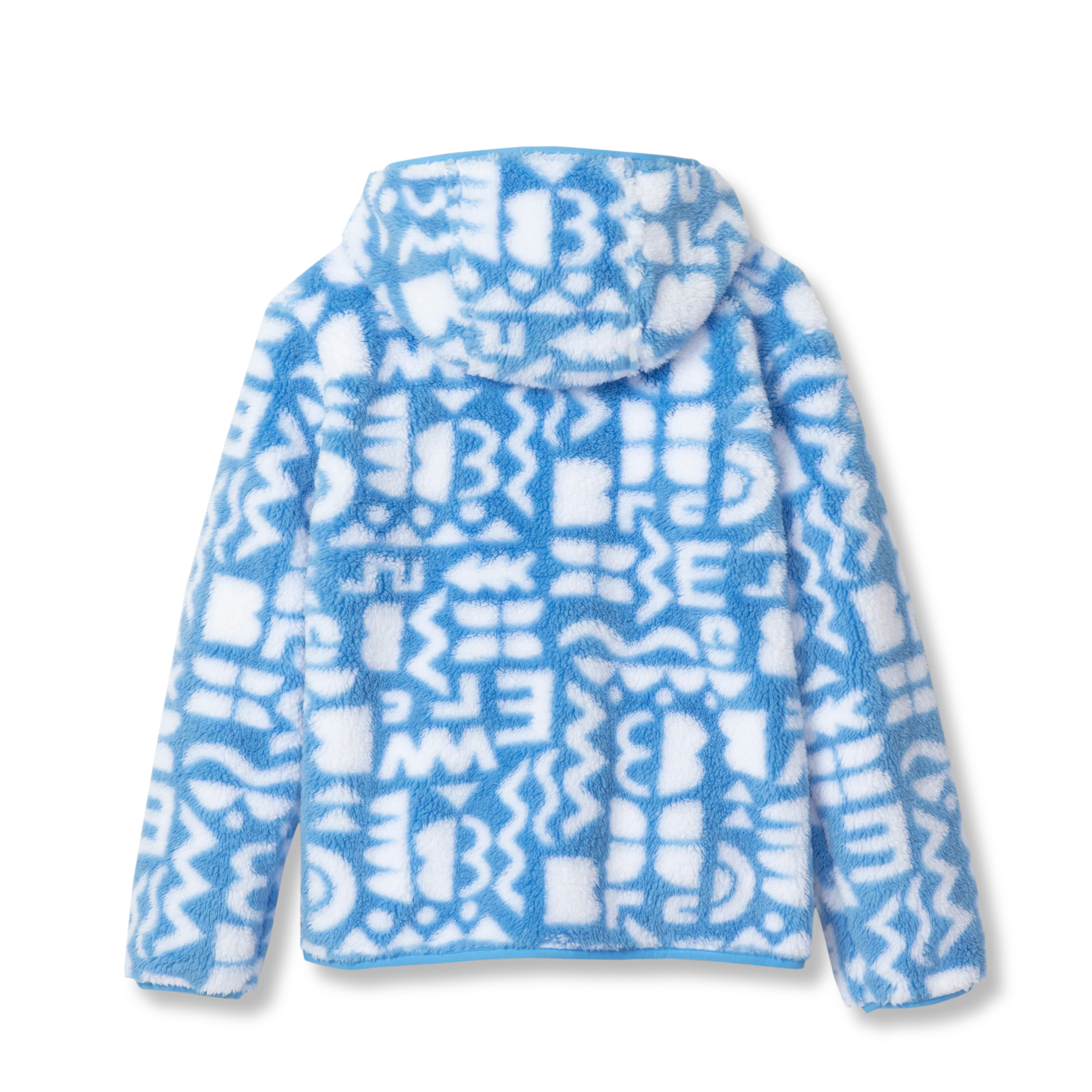 Kids Quest Fleece Plush Hooded Jacket - Print