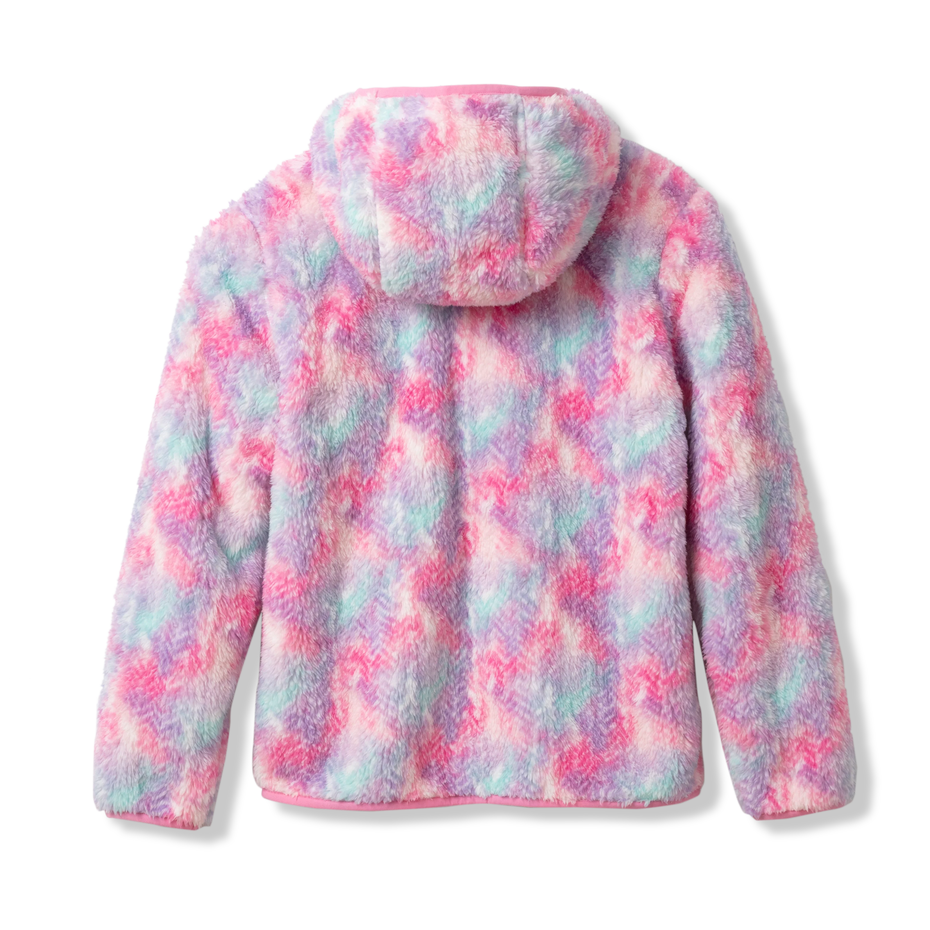 Kids Quest Fleece Plush Hooded Jacket - Print
