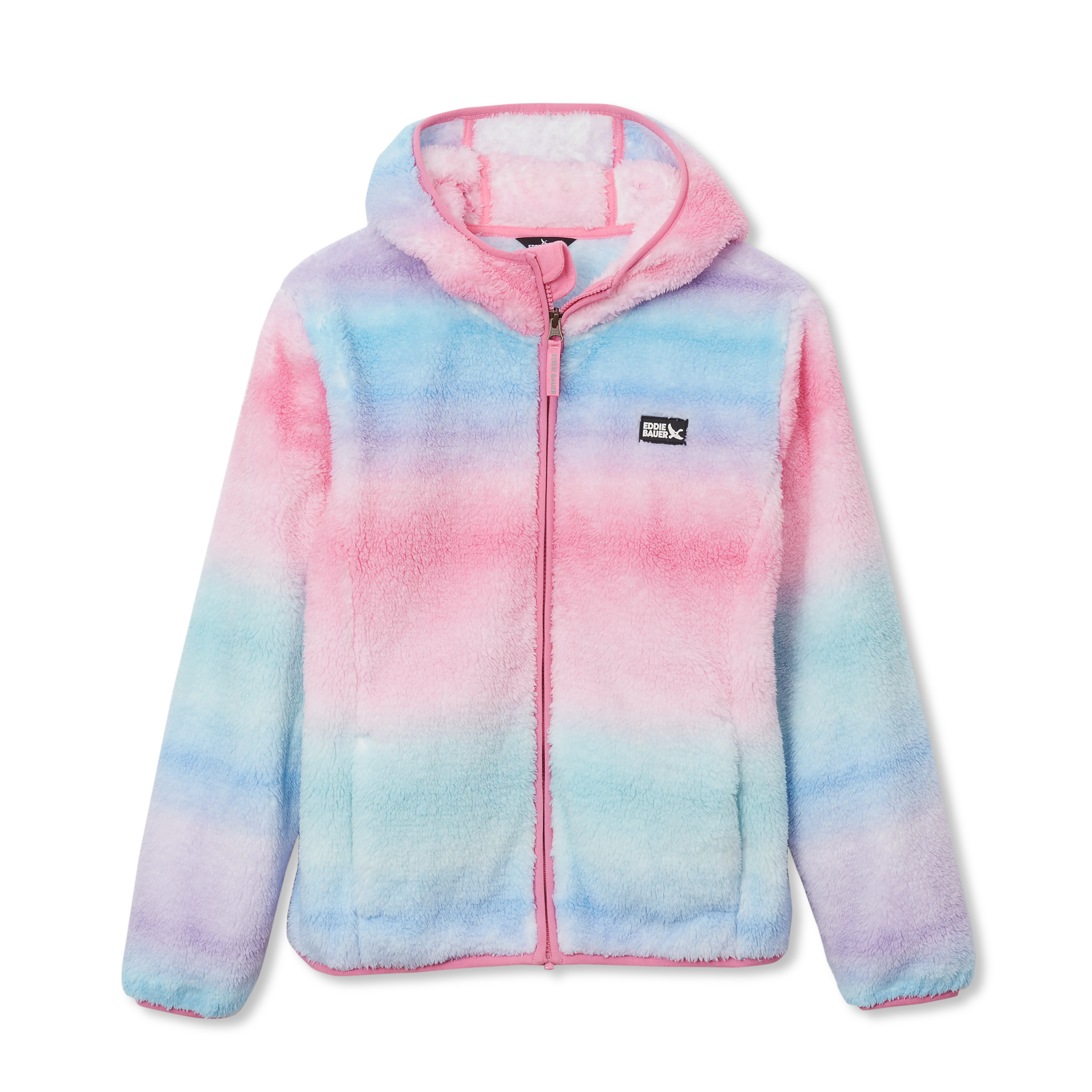 Kids Quest Fleece Plush Hooded Jacket - Print