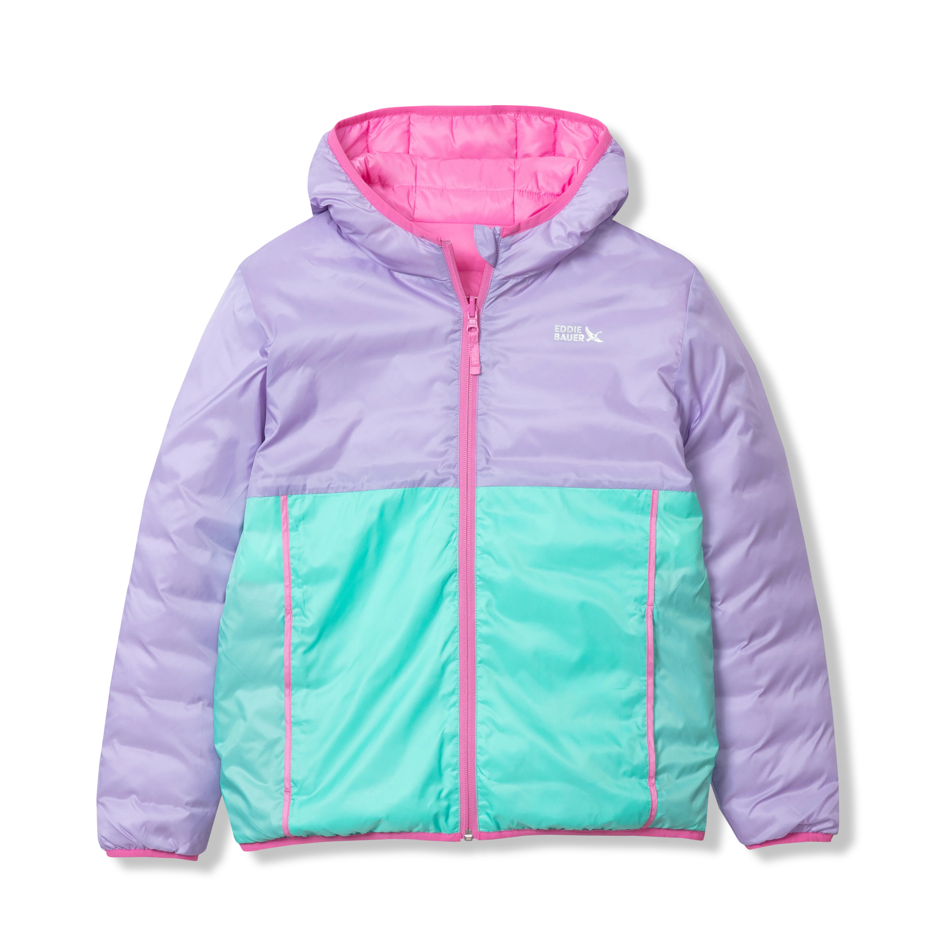 Kids Reversible Cirruslite Down Hooded Jacket