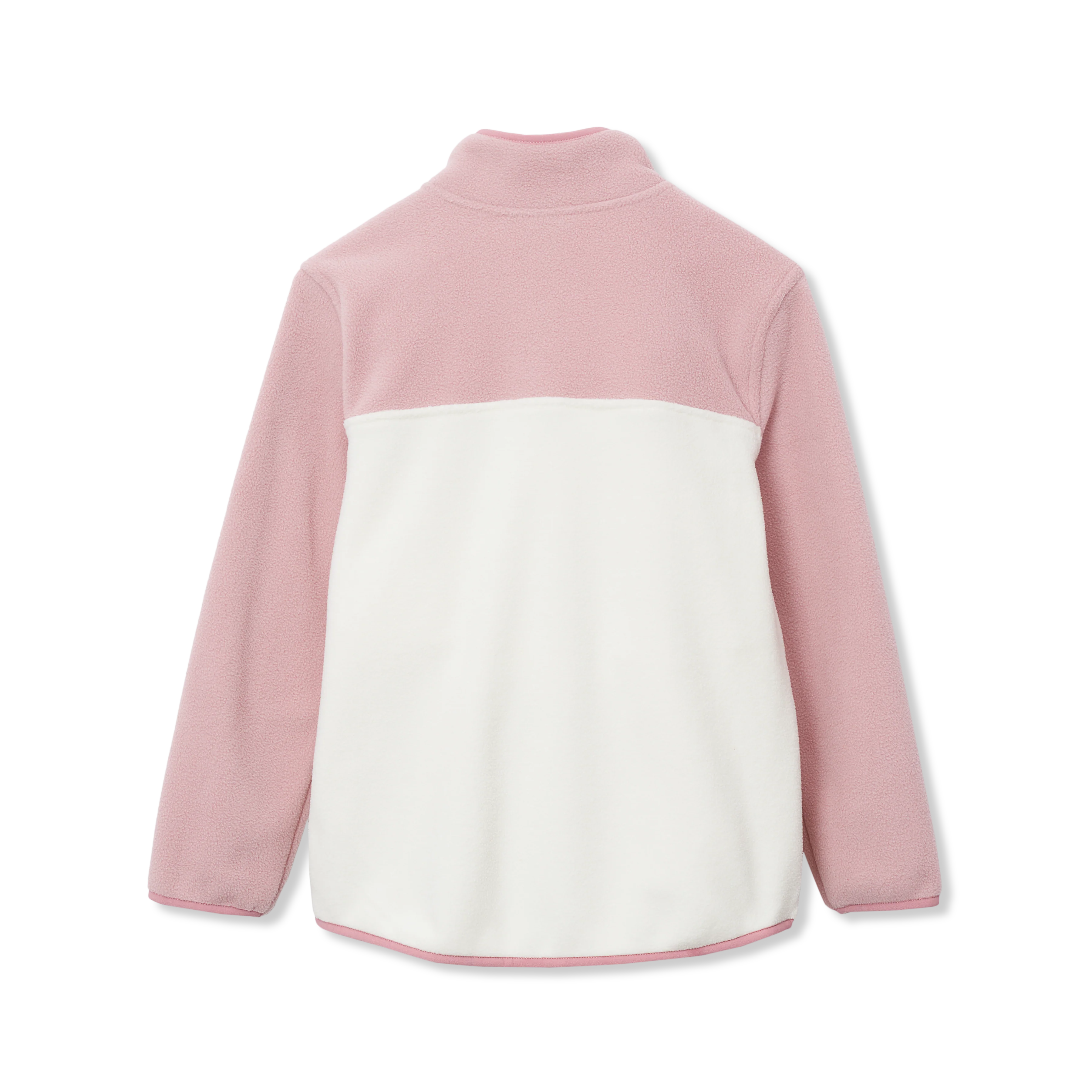 Girls Quest Fleece Snap Neck Pullover