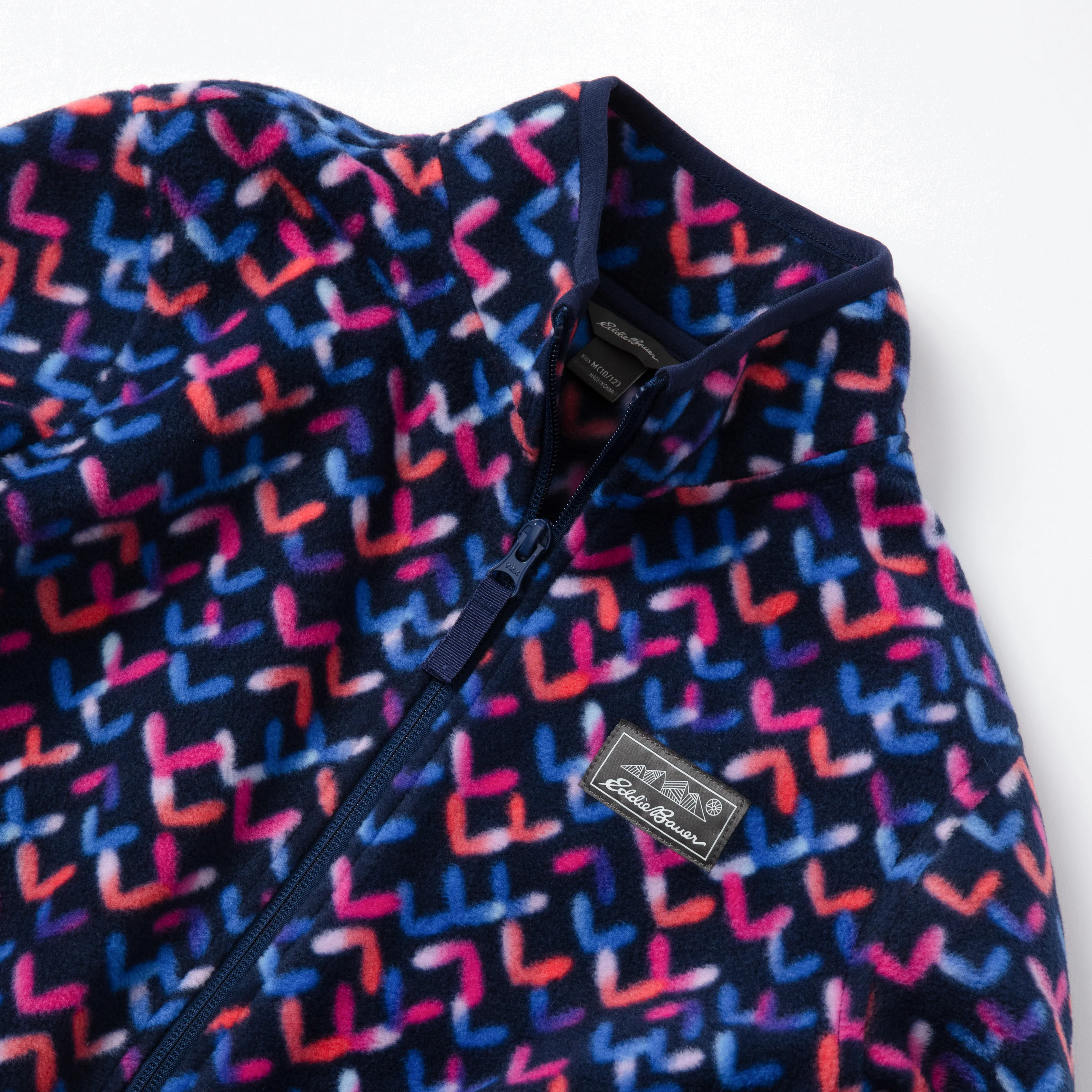 Girls Quest Fleece Full Zip Jacket - Print