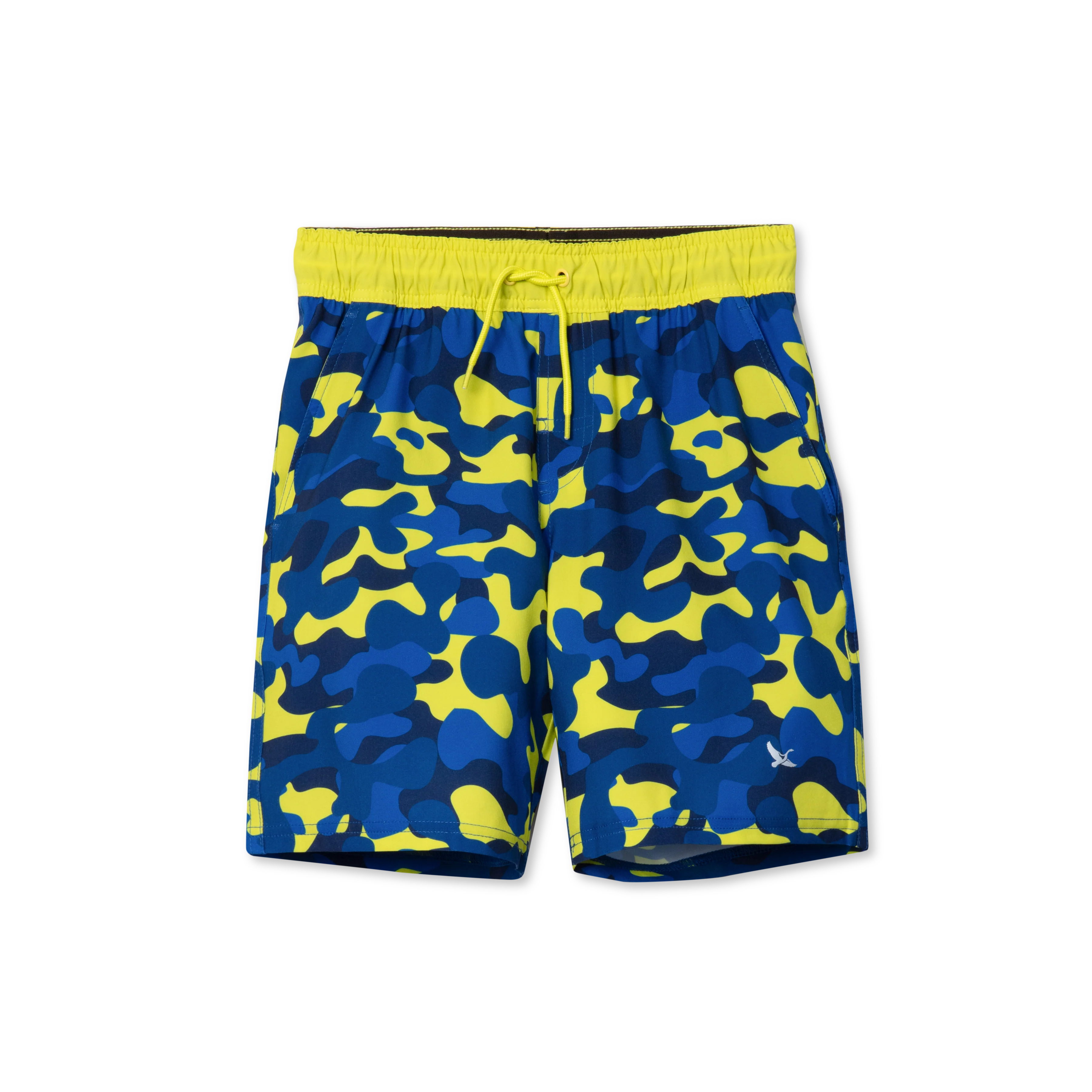 Boys Sea Spray Printed Comfort Liner Swim Shorts