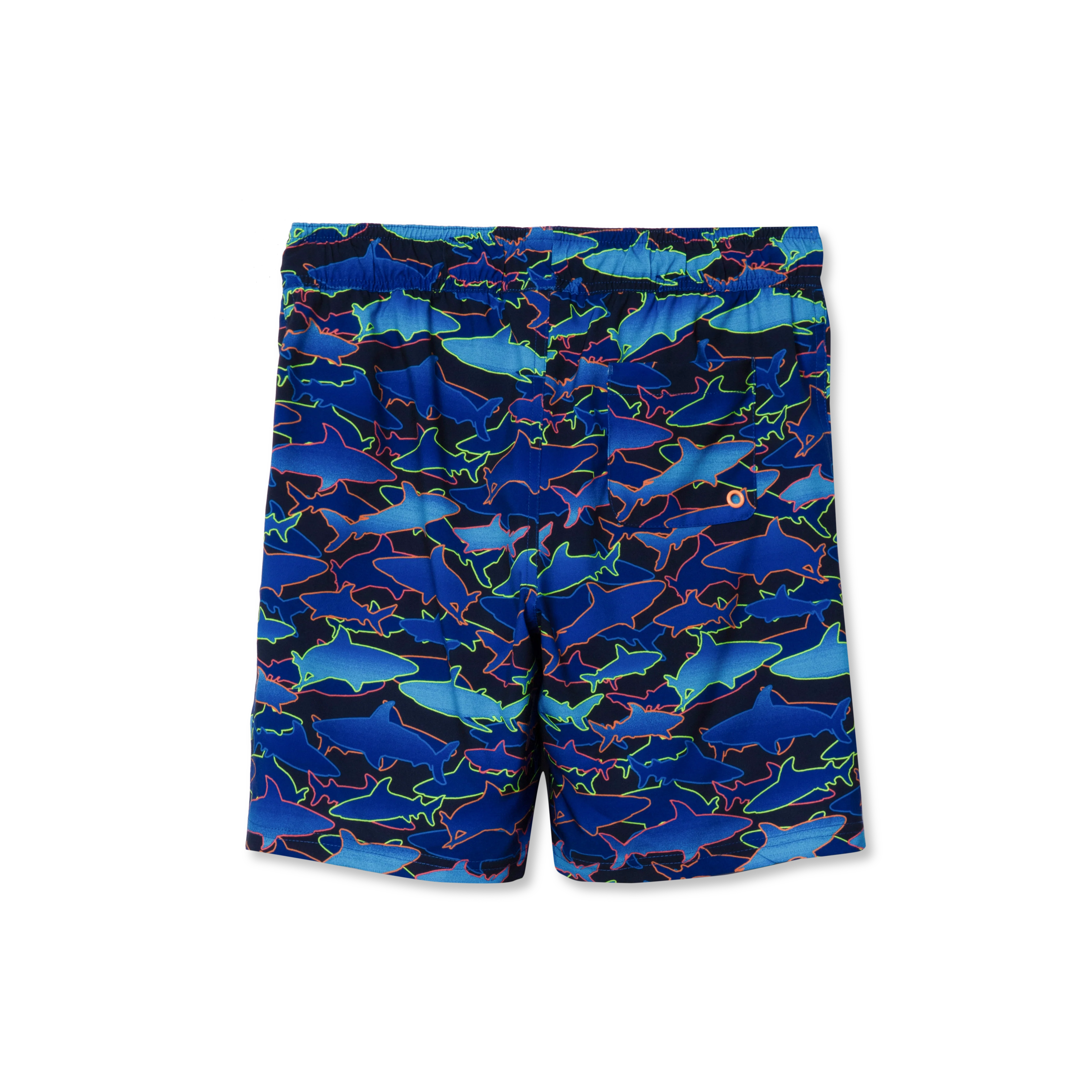 Boys Sea Spray Printed Comfort Liner Swim Shorts