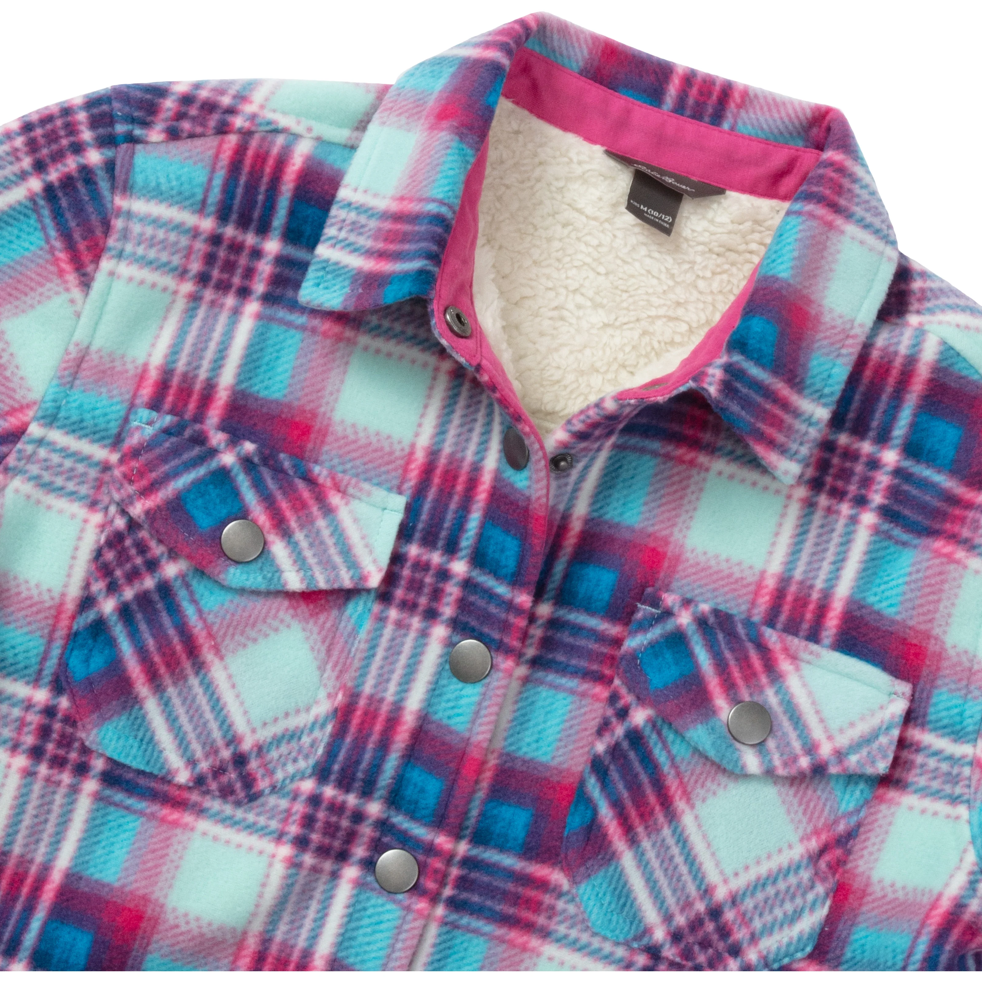 17379-girls-faux-shearling-shirt-jacket-3.webp Girls Faux Shearling Shirt Jacket