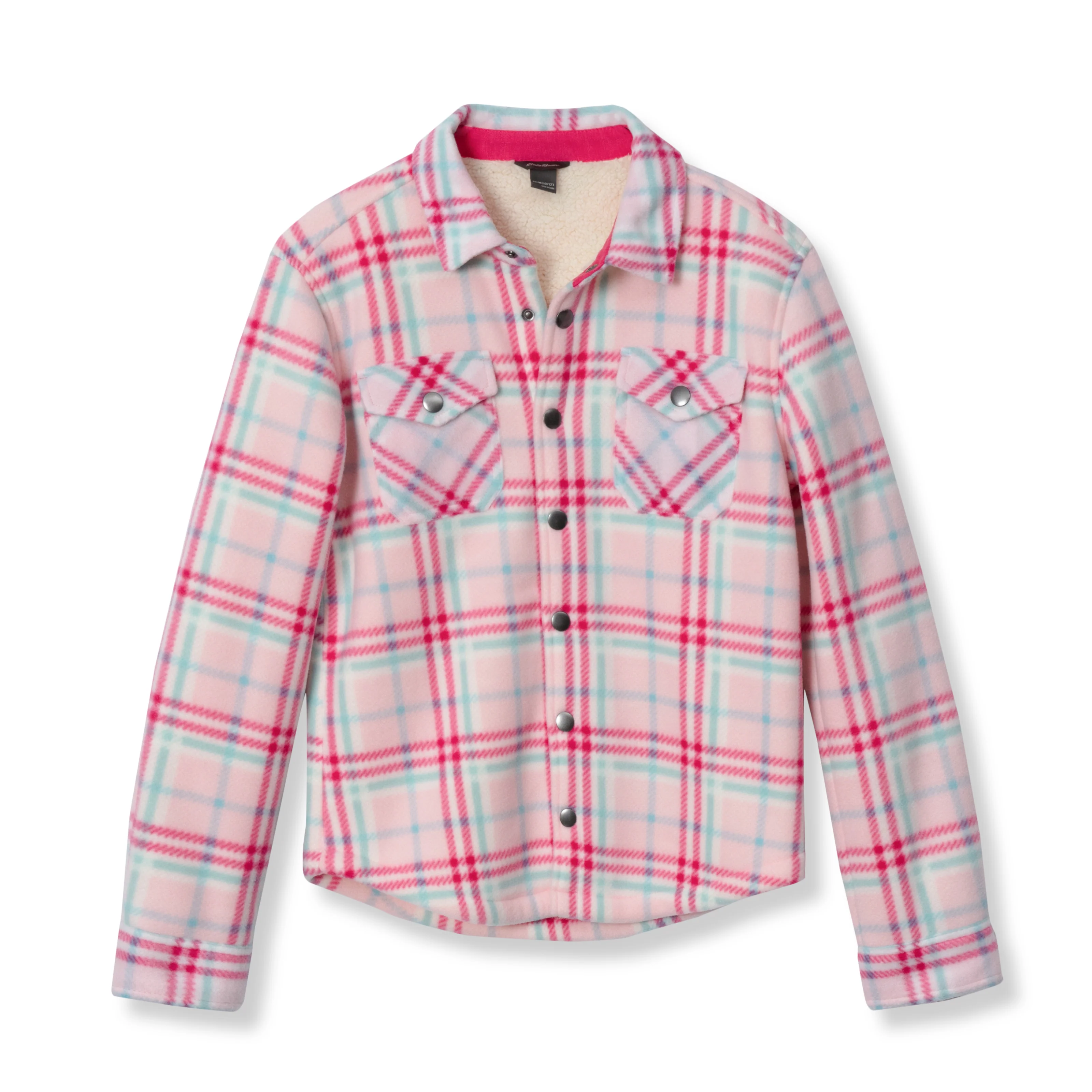 17379-girls-faux-shearling-shirt-jacket-4.webp Girls Faux Shearling Shirt Jacket