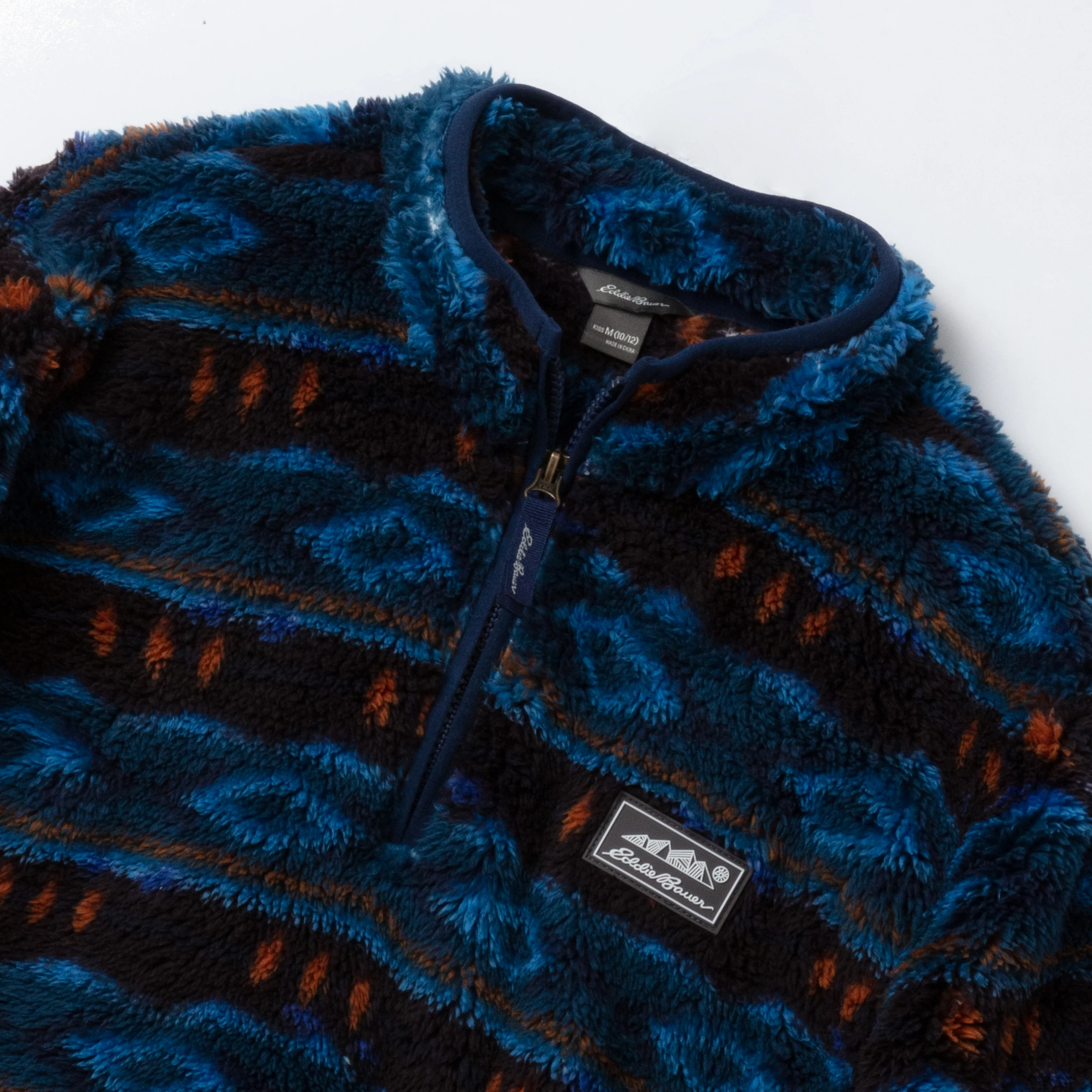 Kids Quest Fleece Plush 1/4-Zip Jacket - Print