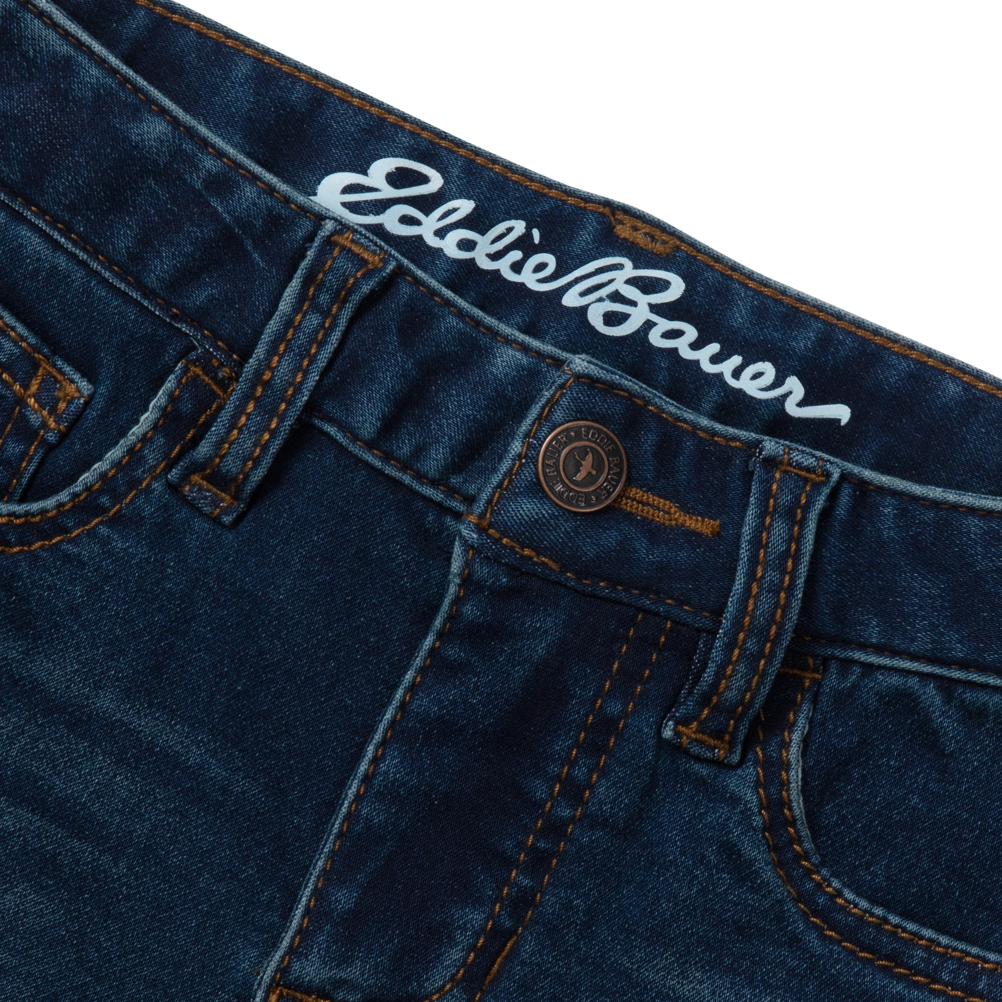 Girls Flex Knit Denim Shorts