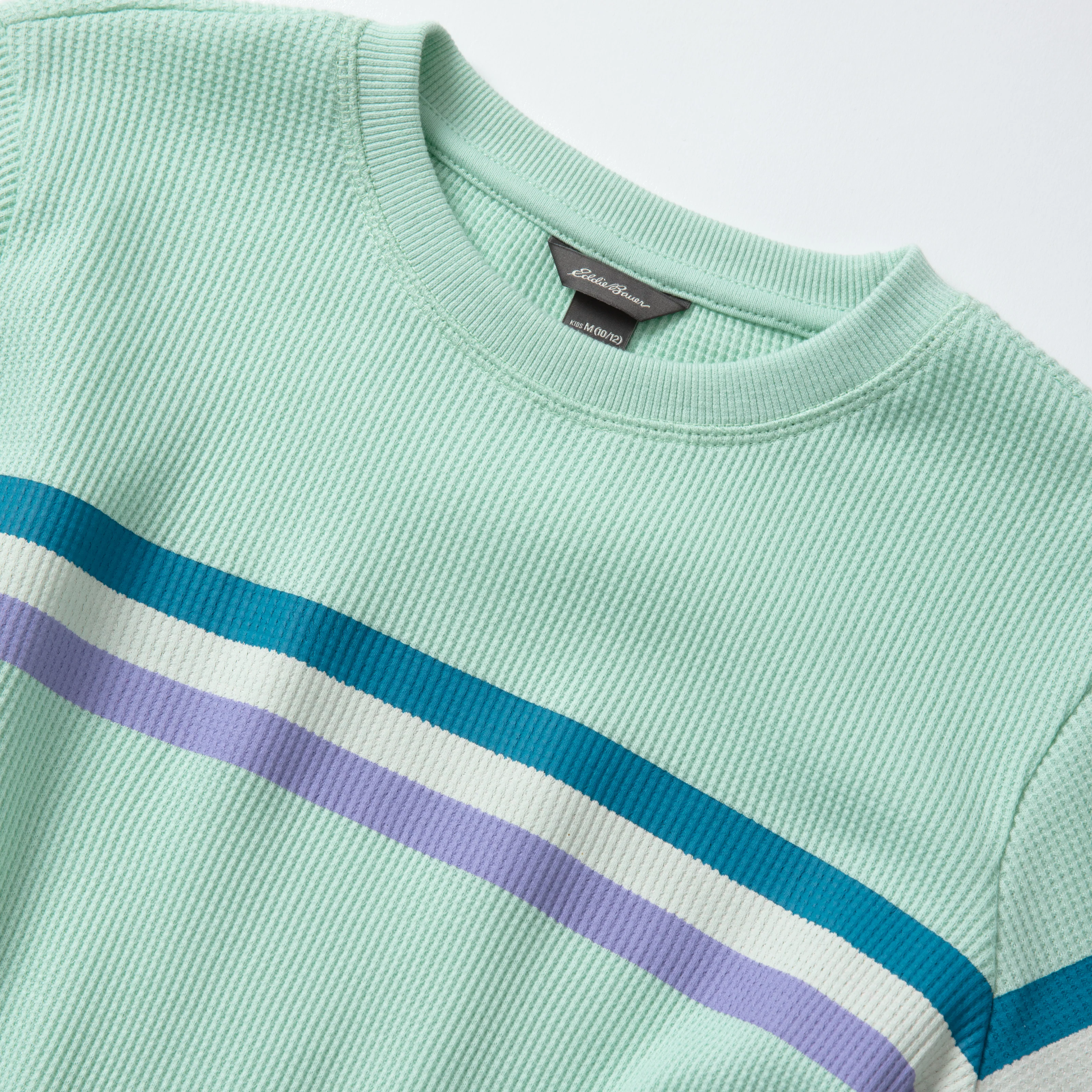 Girls Myriad Thermal Stripe Long-Sleeve T-Shirt