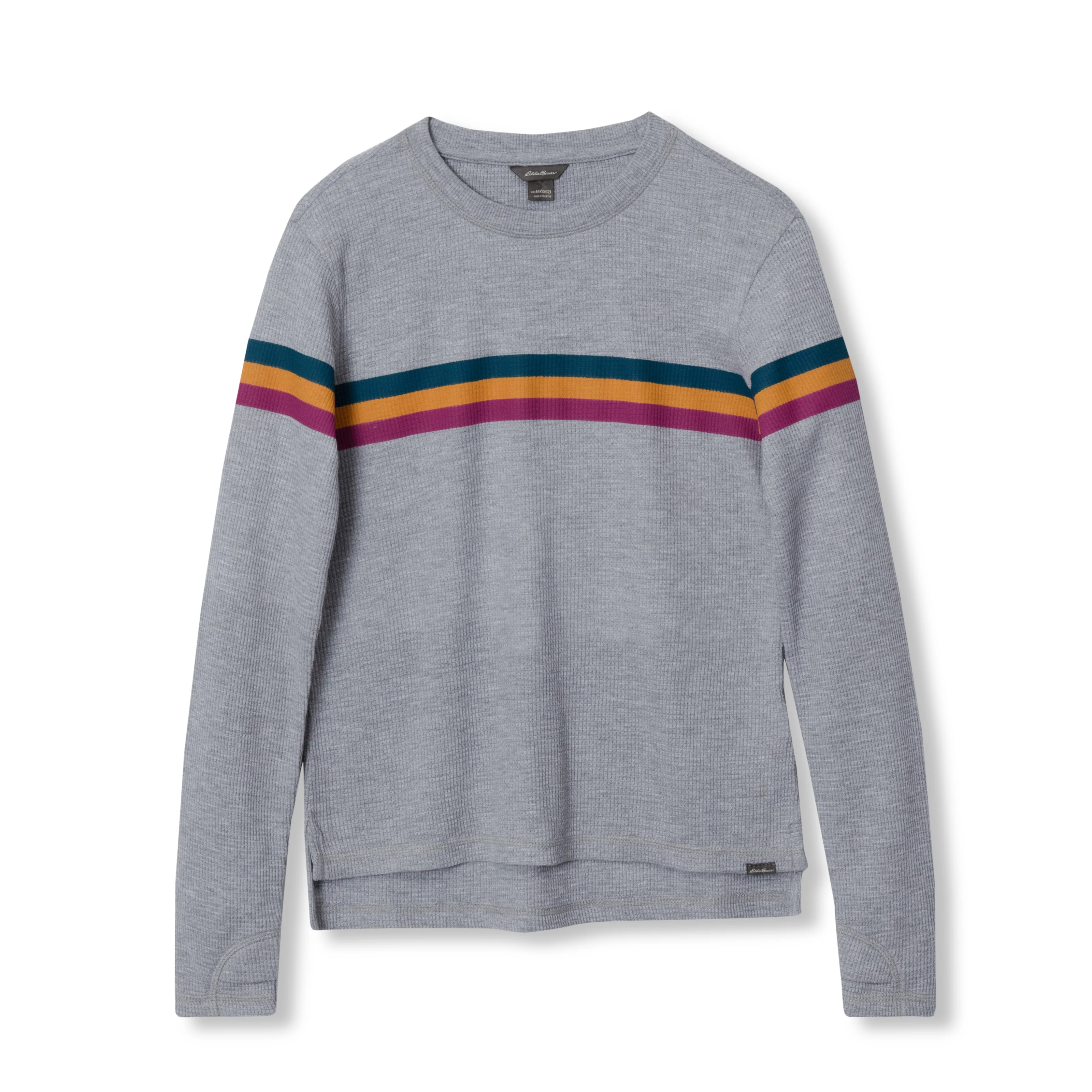 Girls Myriad Thermal Stripe Long-Sleeve T-Shirt