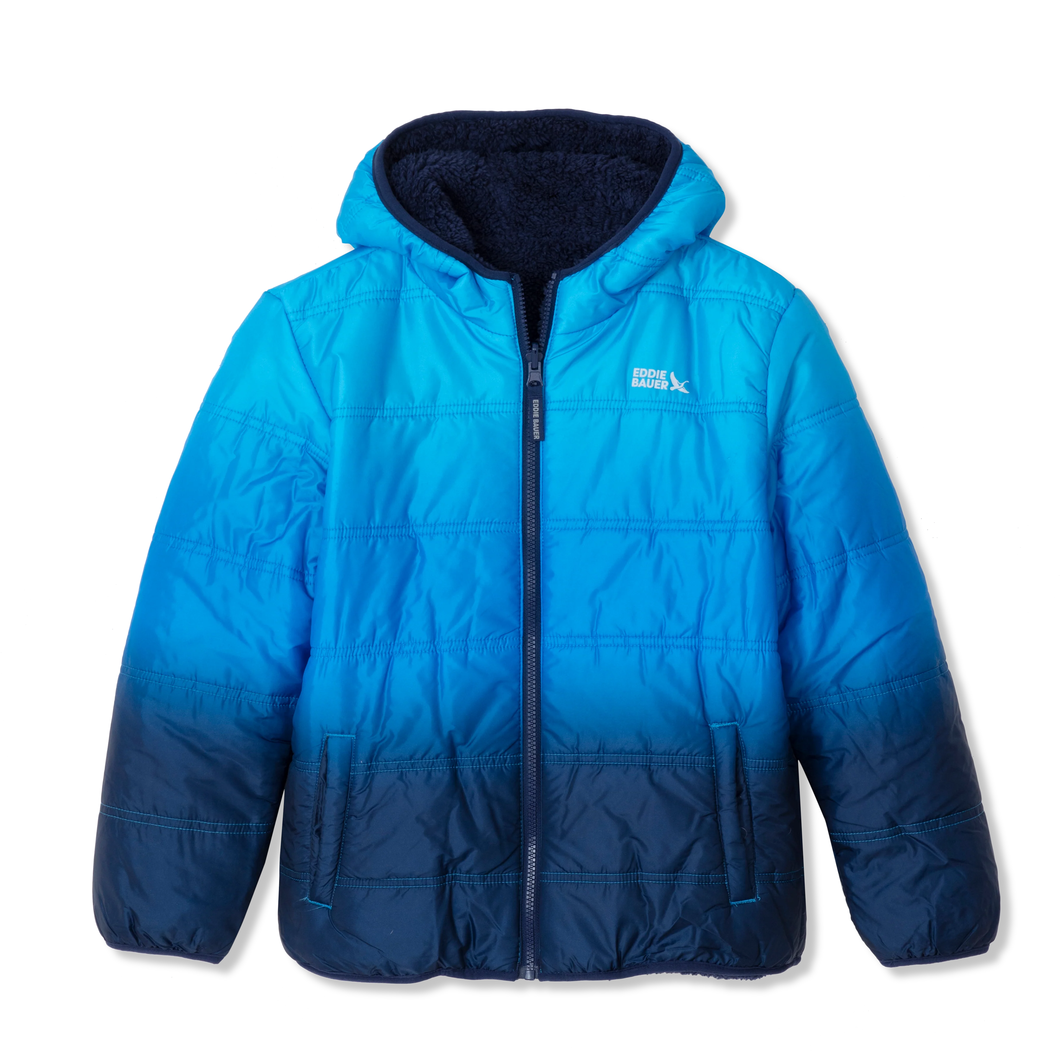 Boys Deer Harbor Reversible Hooded Jacket