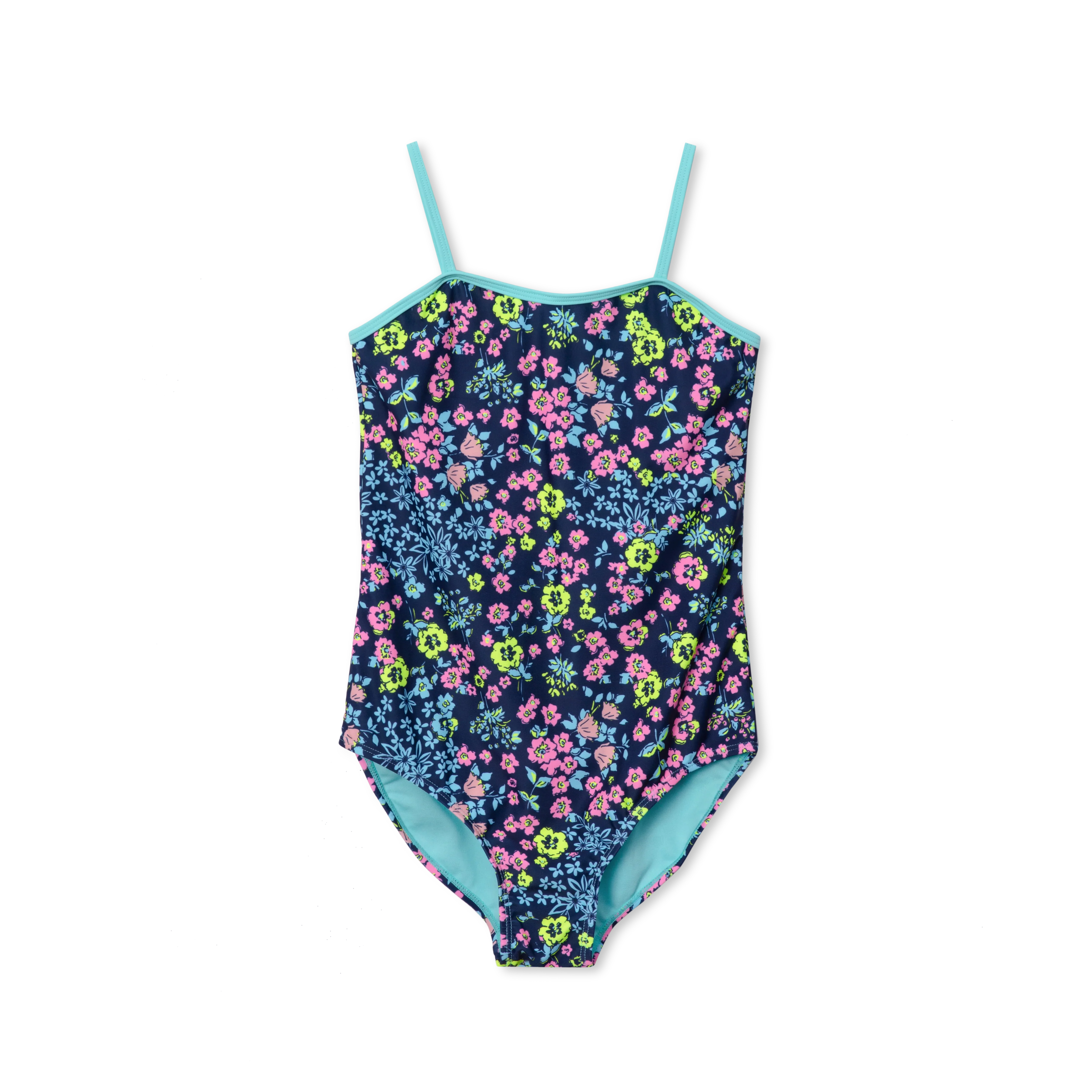 Girls Sea Spray Printed Swimsuit