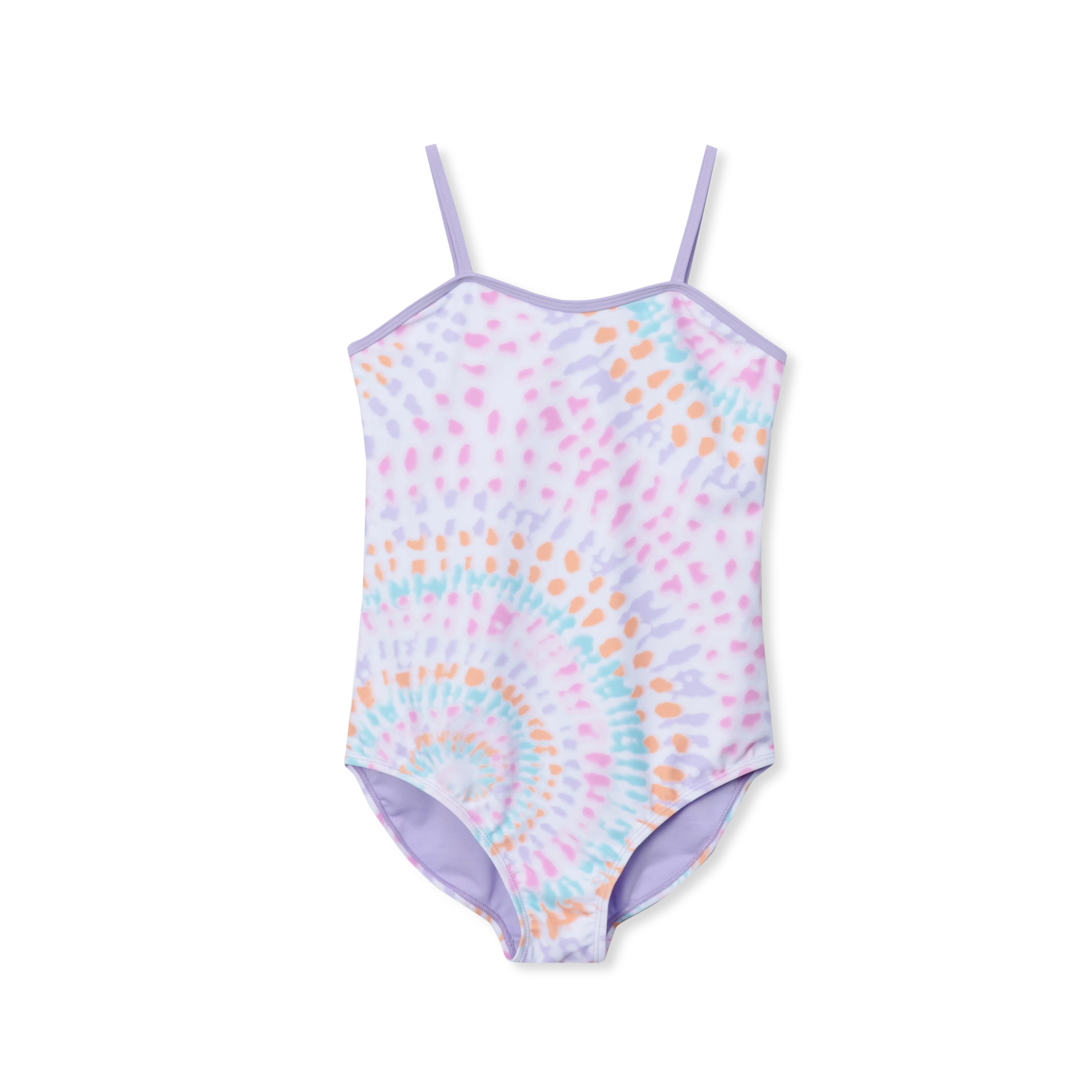 Girls Sea Spray Printed Swimsuit