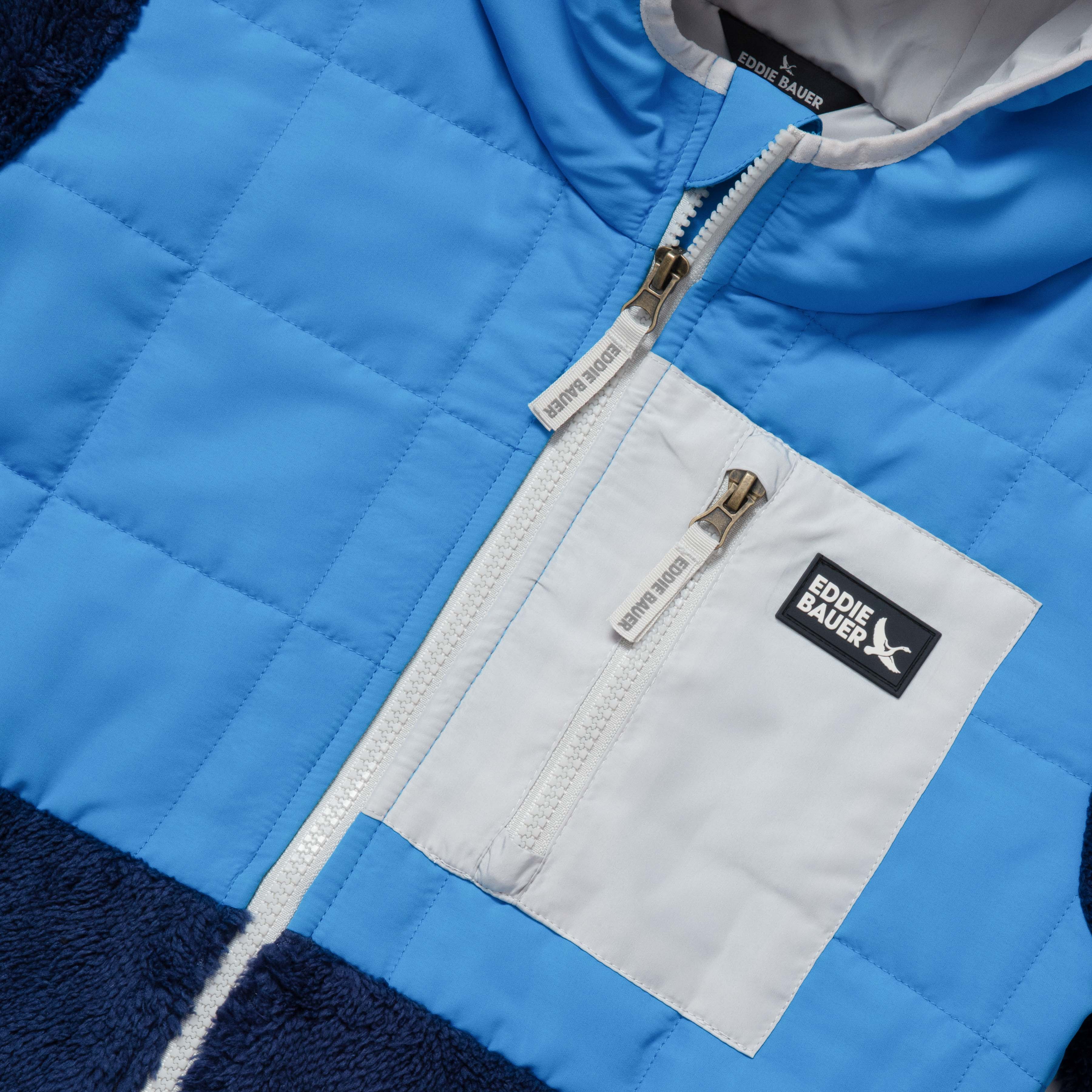 18356-kids-fleece-mixed-media-hooded-jacket-9.jpg Kids Fleece Mixed Media Hooded Jacket