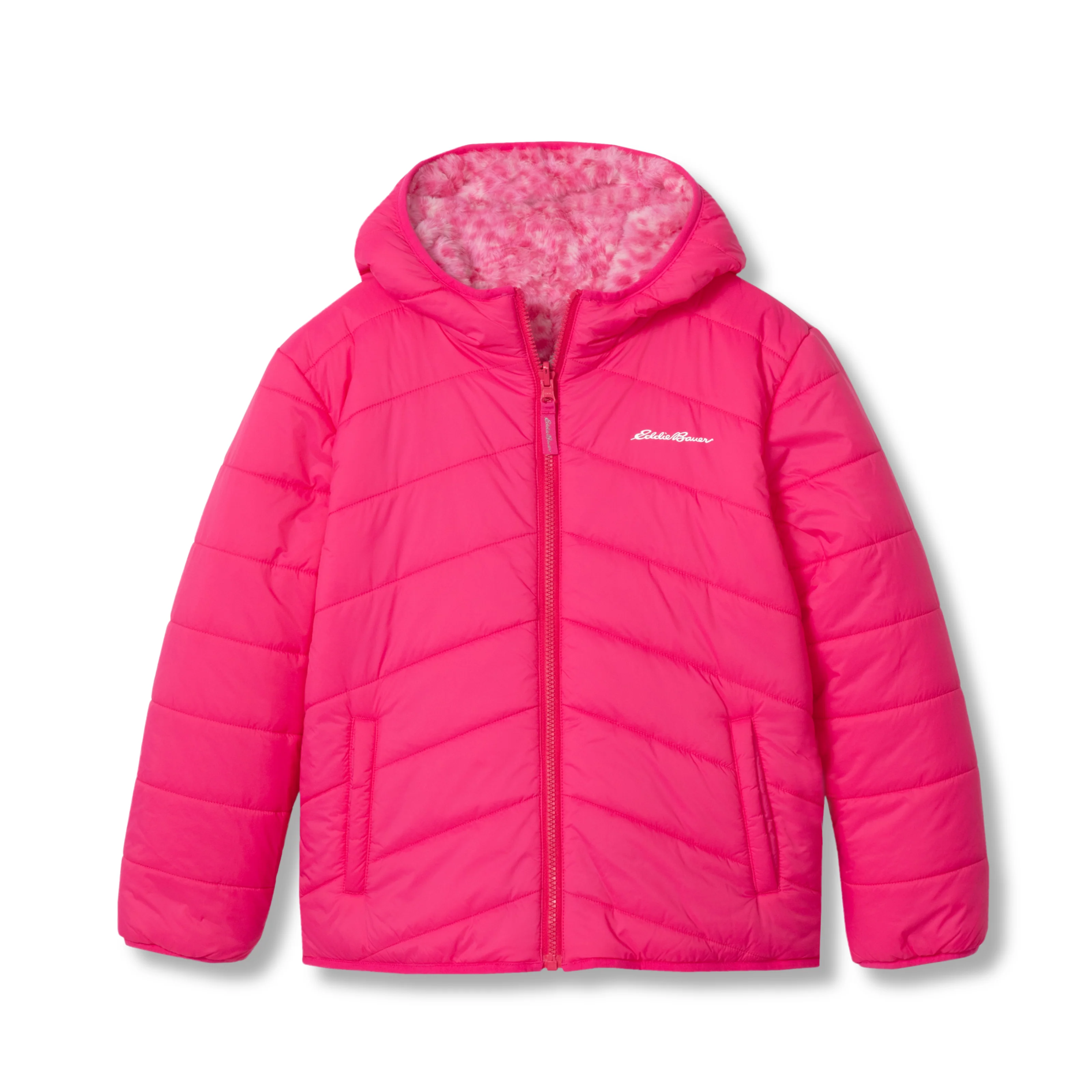 Girls Deer Harbor Reversible Hooded Jacket